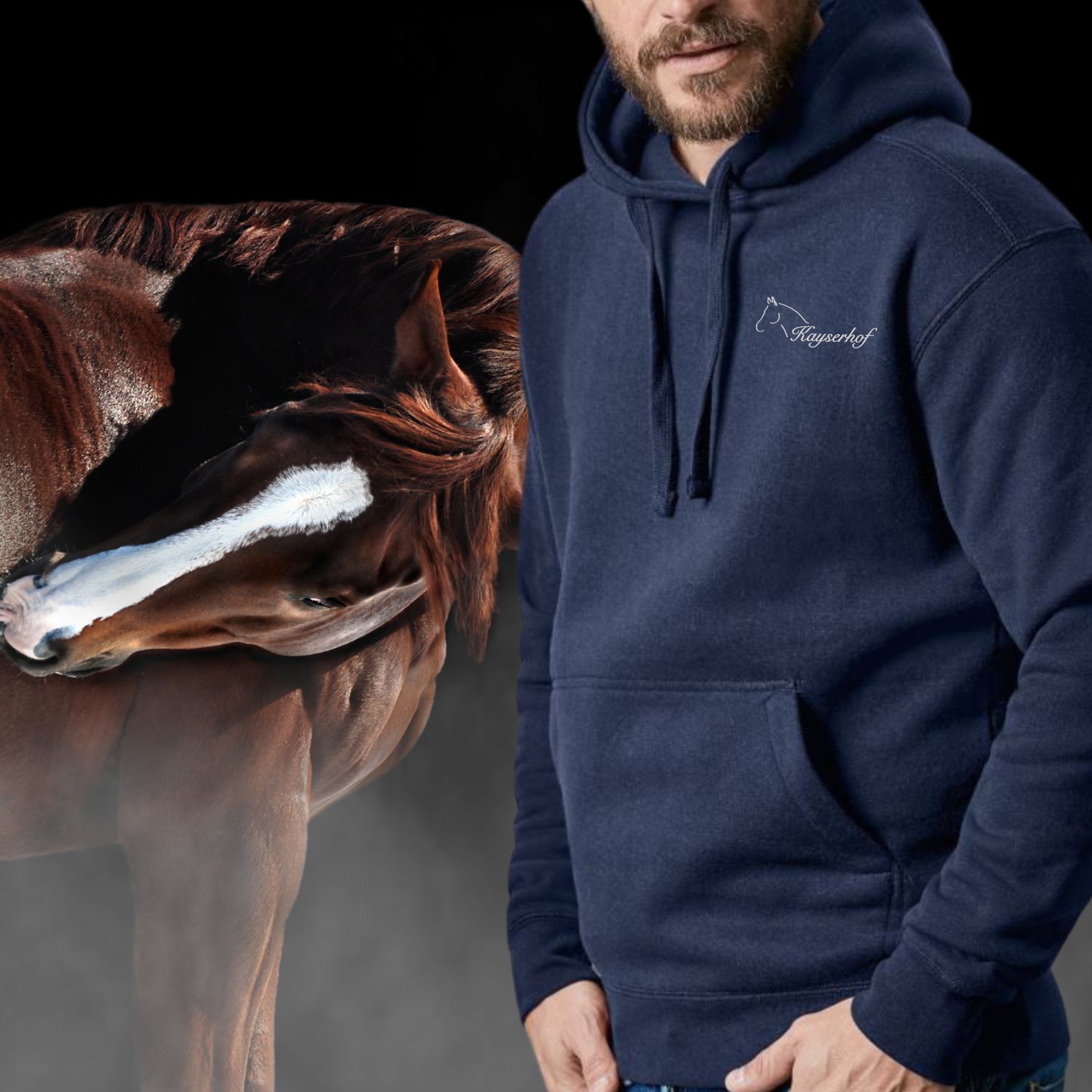 Kayserhof Hoodie Kapuzenpullover Männer