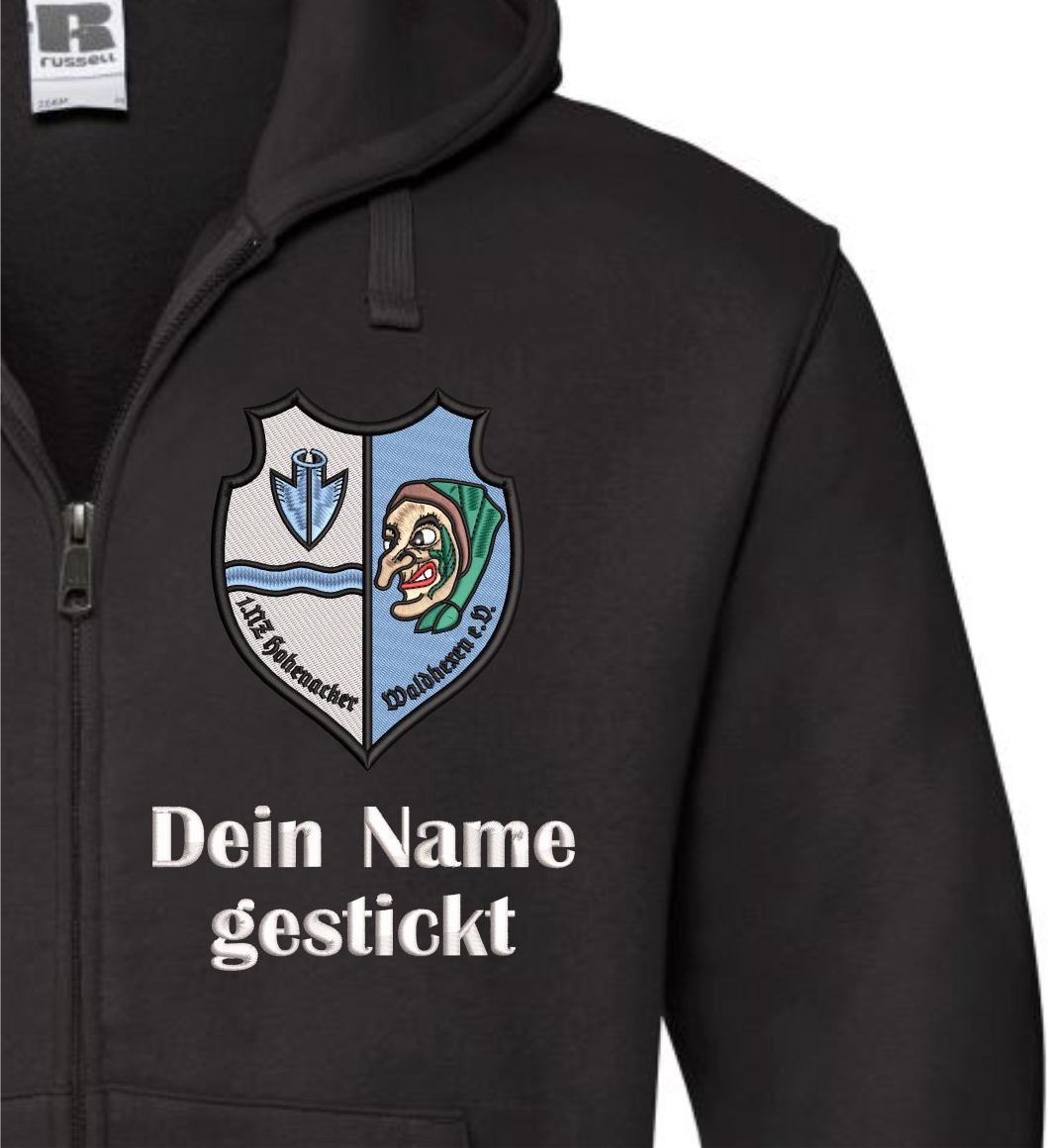 Narrenzunft Hohenacker Waldhexen - Zusatz Name gestickt