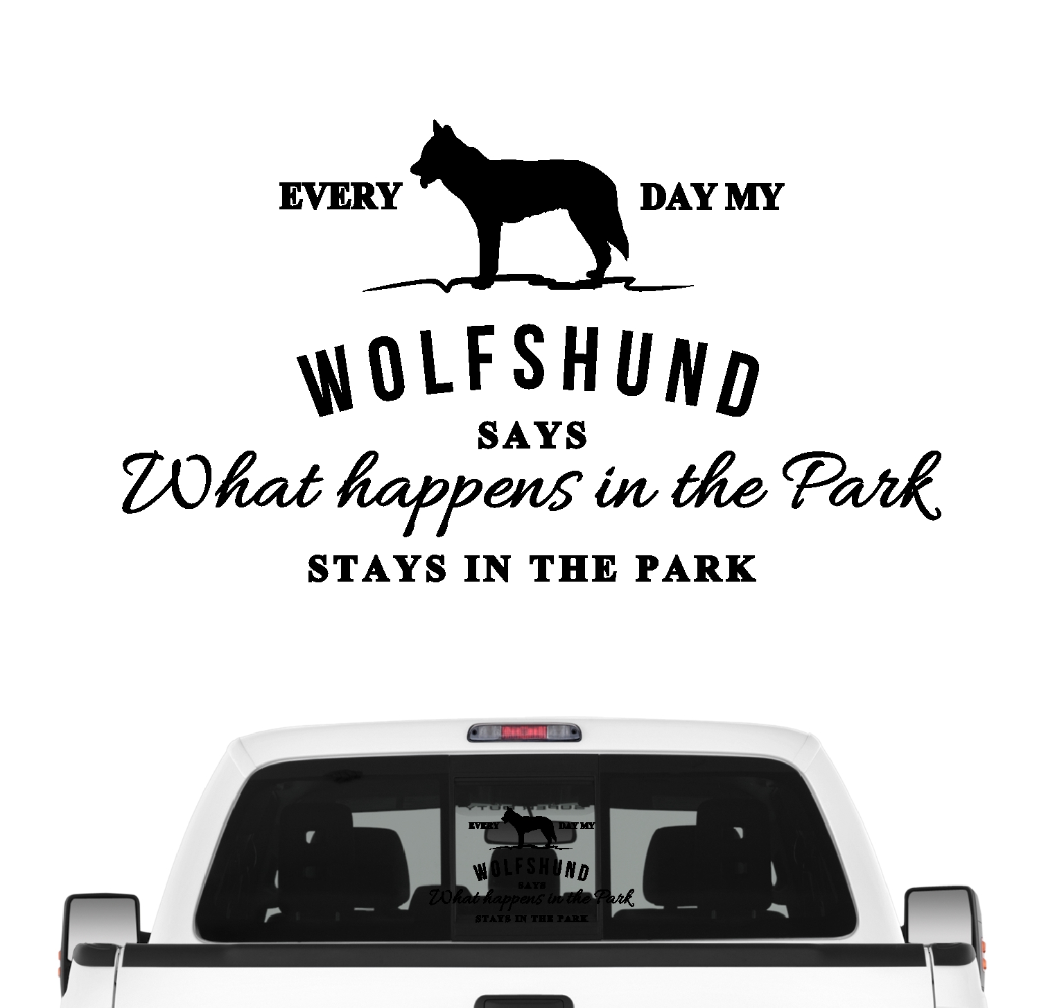 Wolfshund Vintage Hundeaufkleber Hundemotiv Auto Folie Wolfhund