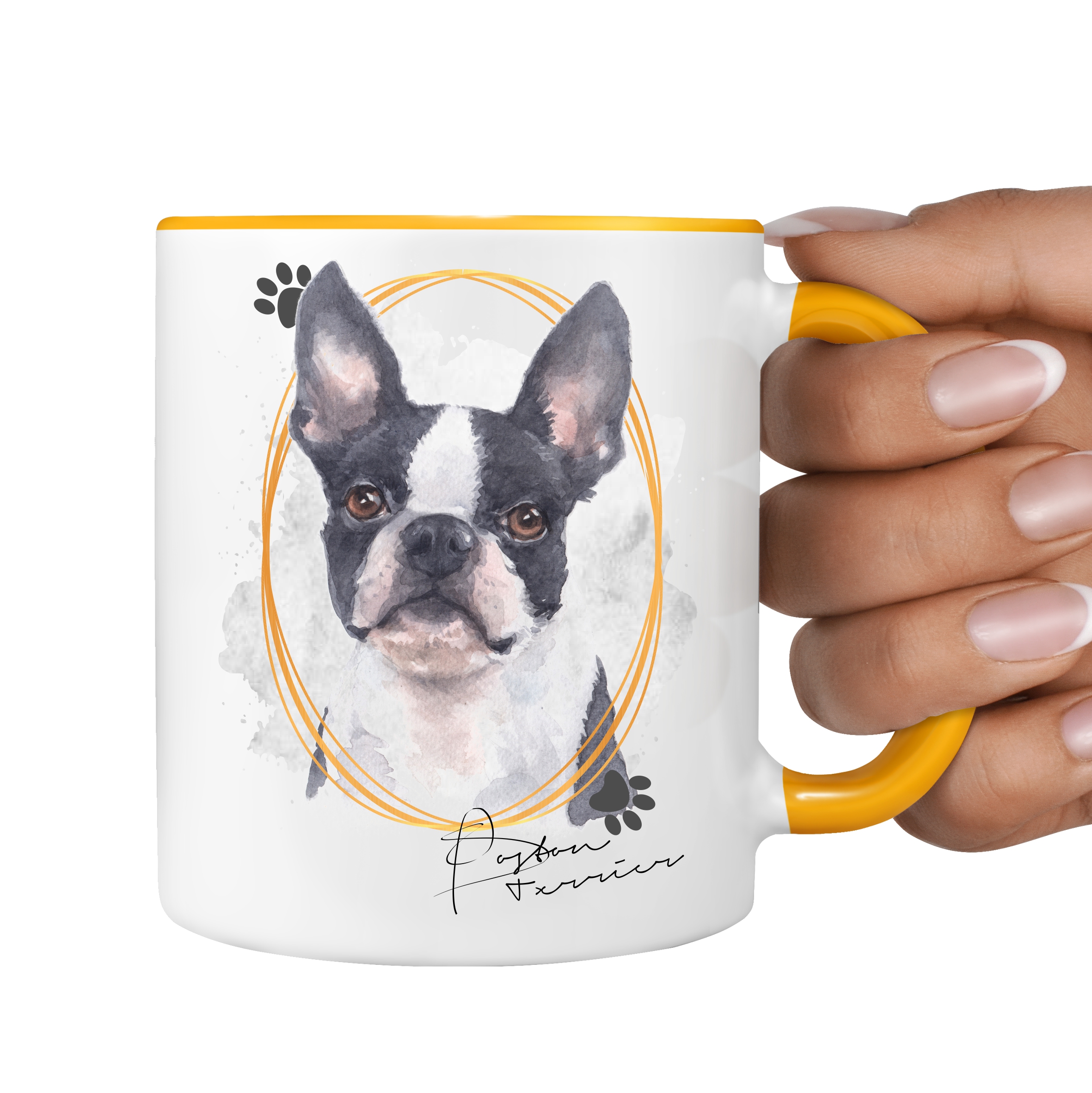 Boston Terrier Tasse aus Keramik Siviwonder