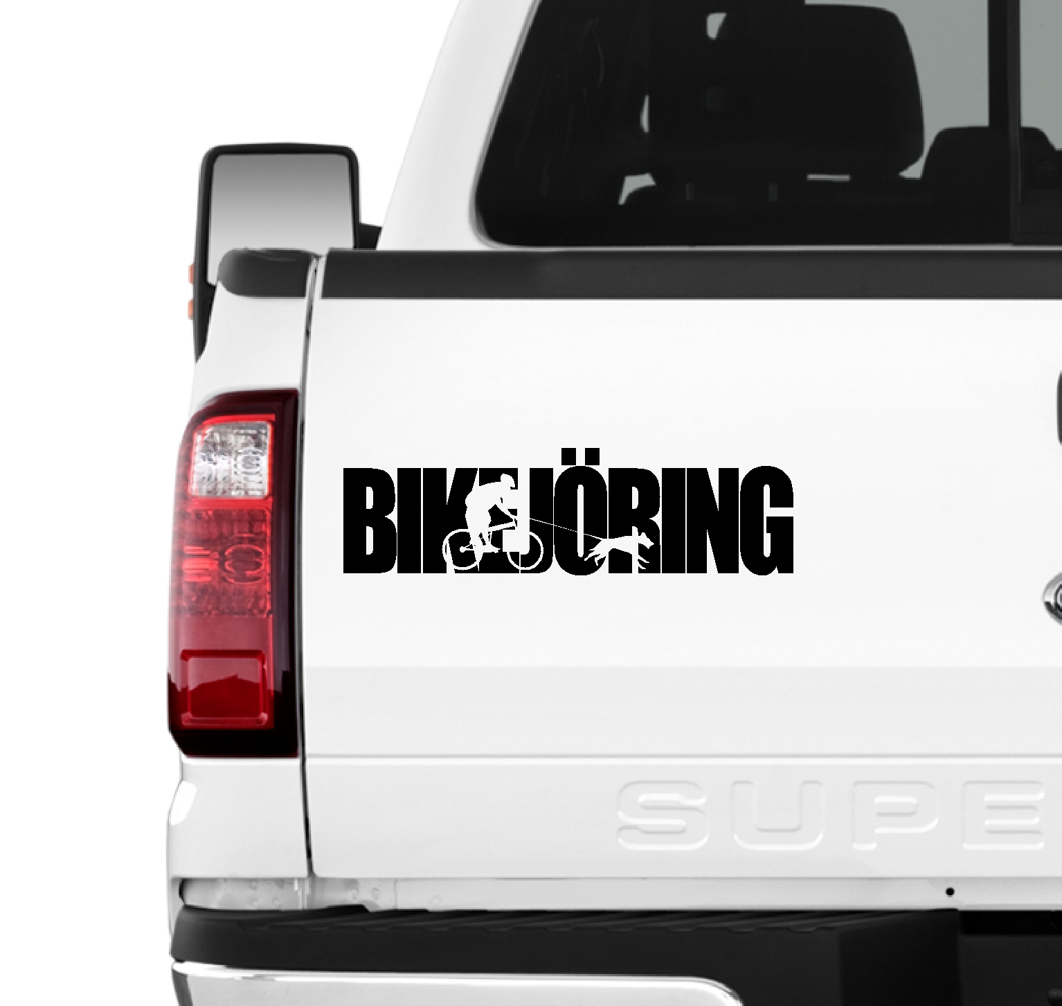 Bikejöring Hundesport Autoaufkleber Hund Folie Aufkleber Zughundesport