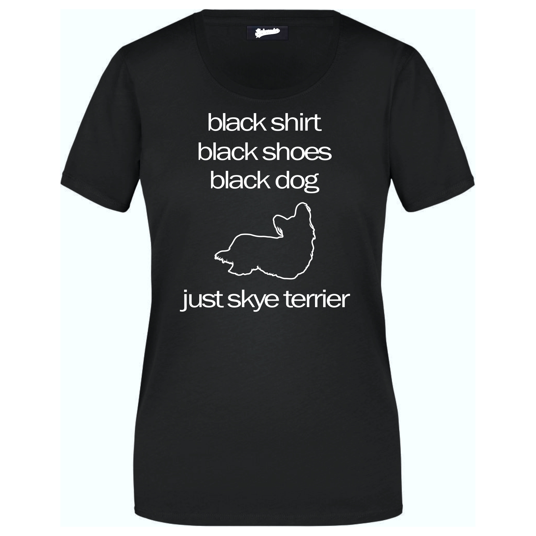 Skye Terrier Black Dog Unisex T-Shirt Hundemotiv Sky