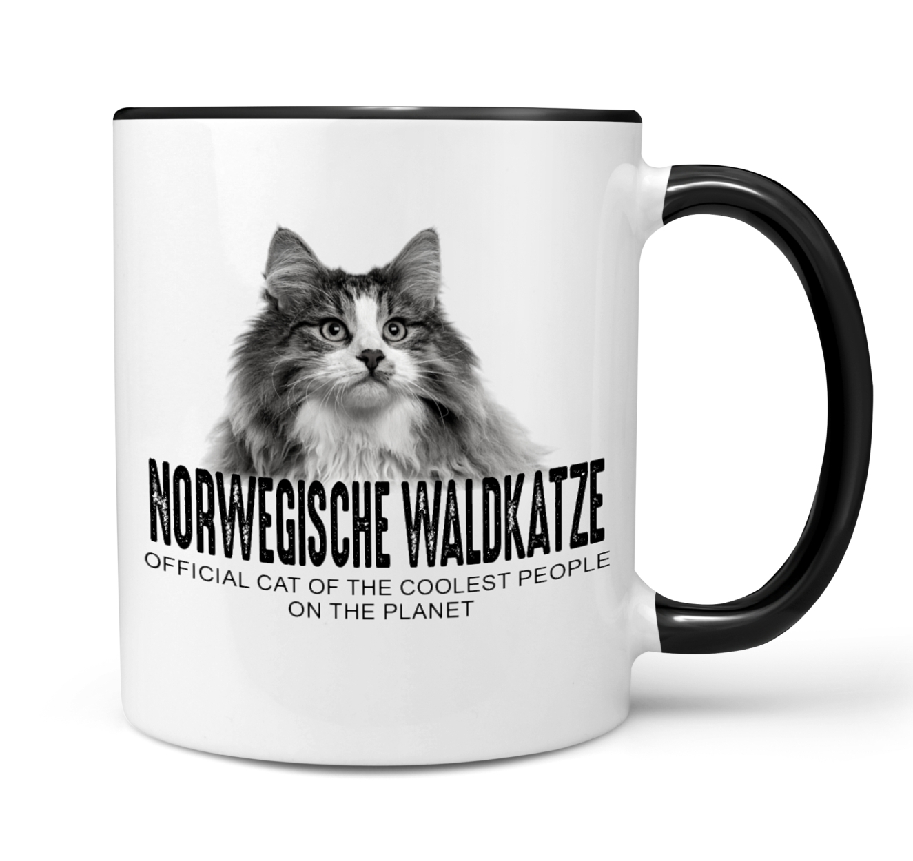 Norwegische Waldkatze Official Cat cool Tasse Kaffee lustig Kaffeebecher Design
