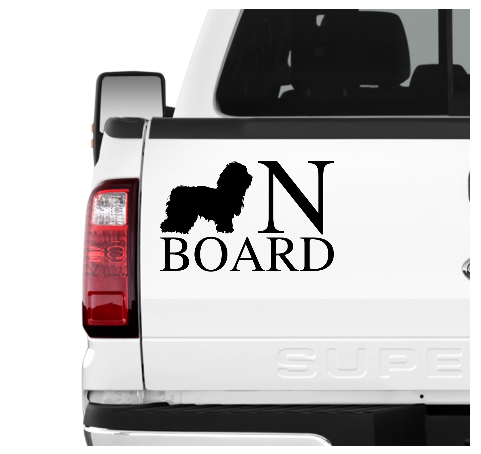Bolonka Zwetna Board Auto Aufkleber Hund Folie Wandtattoo Tattoo Sticker Tsvetnaya Russischer Hund