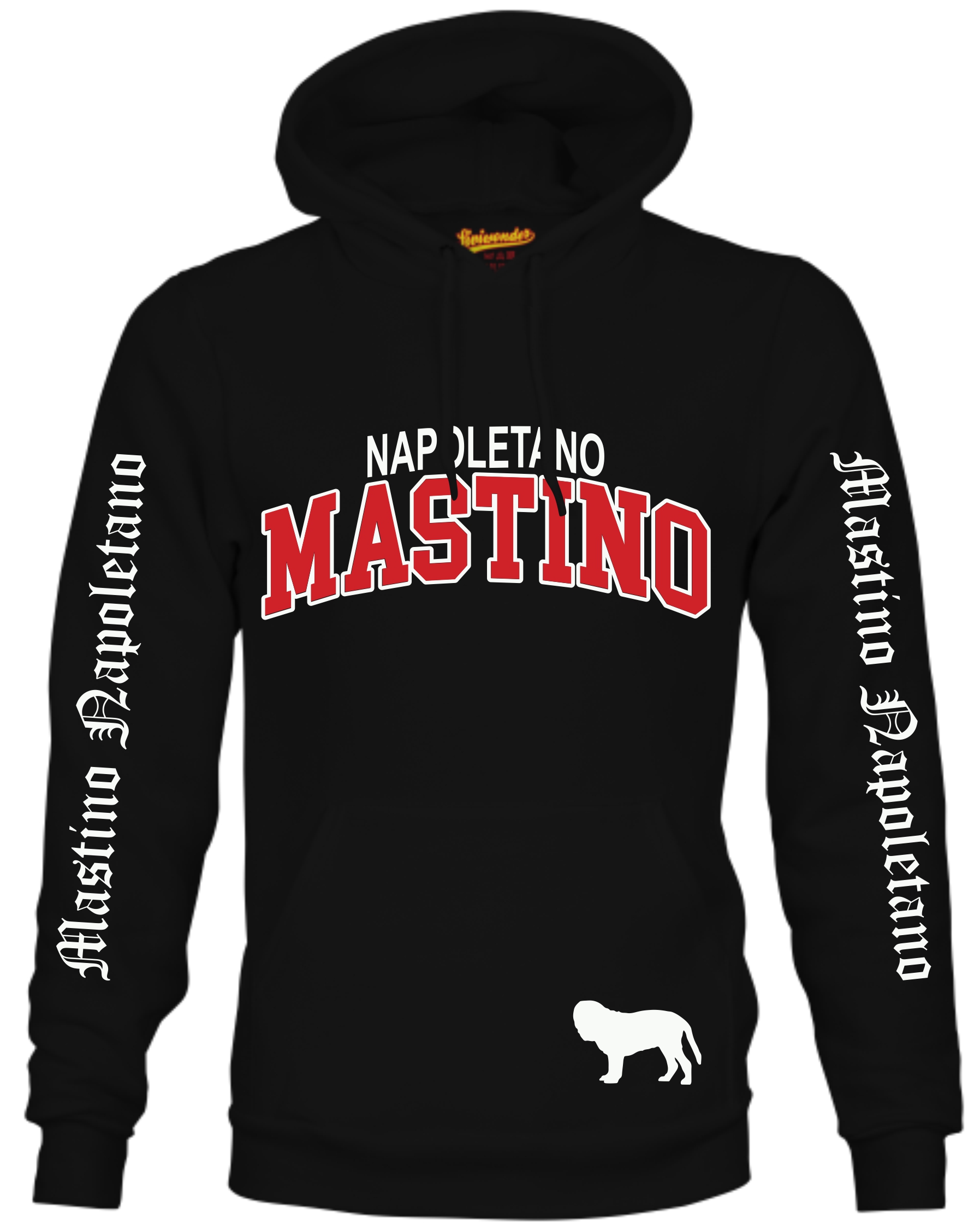 Mastino Napoletano  Italian Bulldog Presa Mastiff Cane Dog Hoodie Unisex Sweatshirt Extreme Hundemotiv