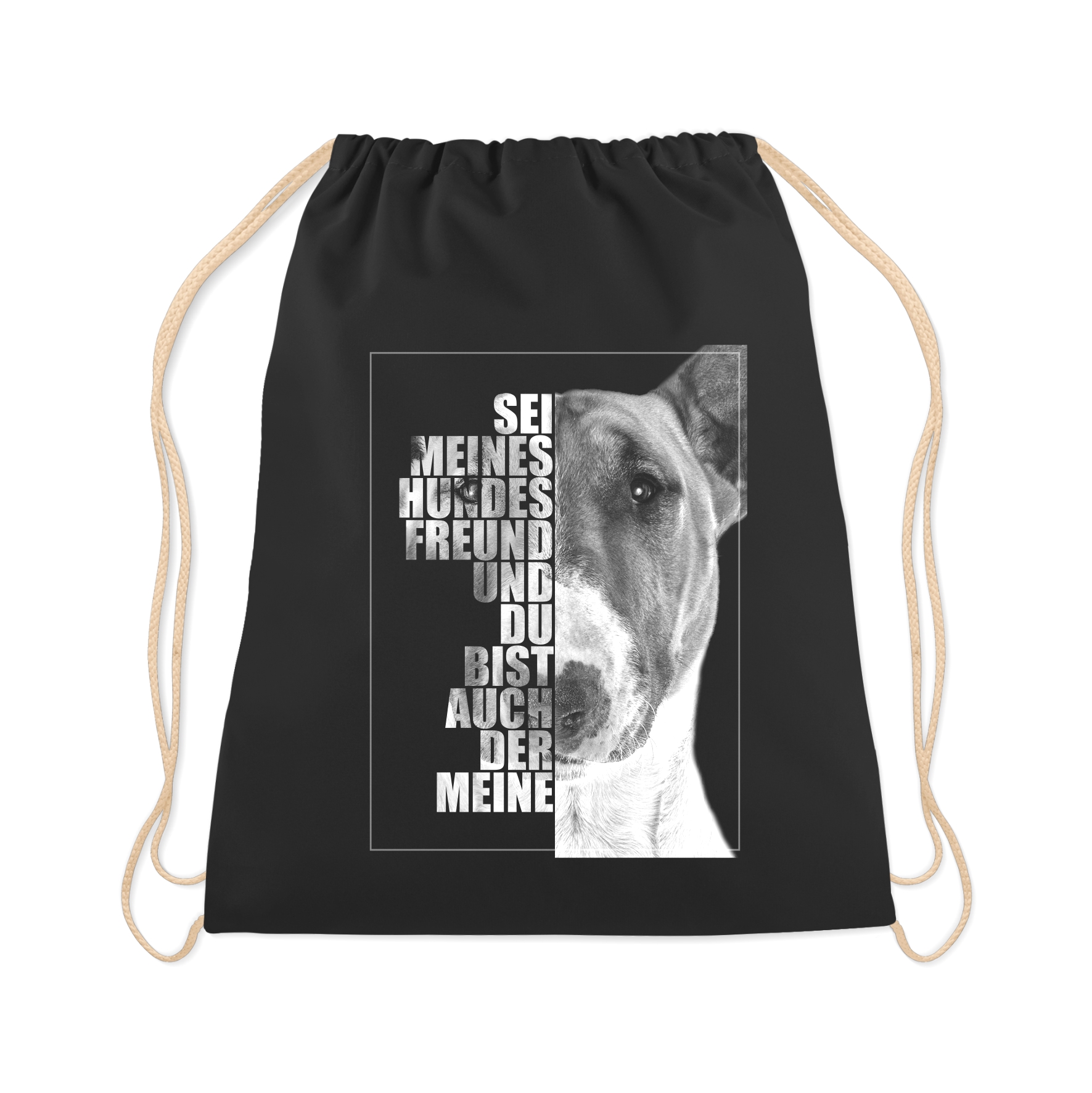 Bullterrier Turnbeutel Face Hundemotiv Bully Bull Terrier Gladiator