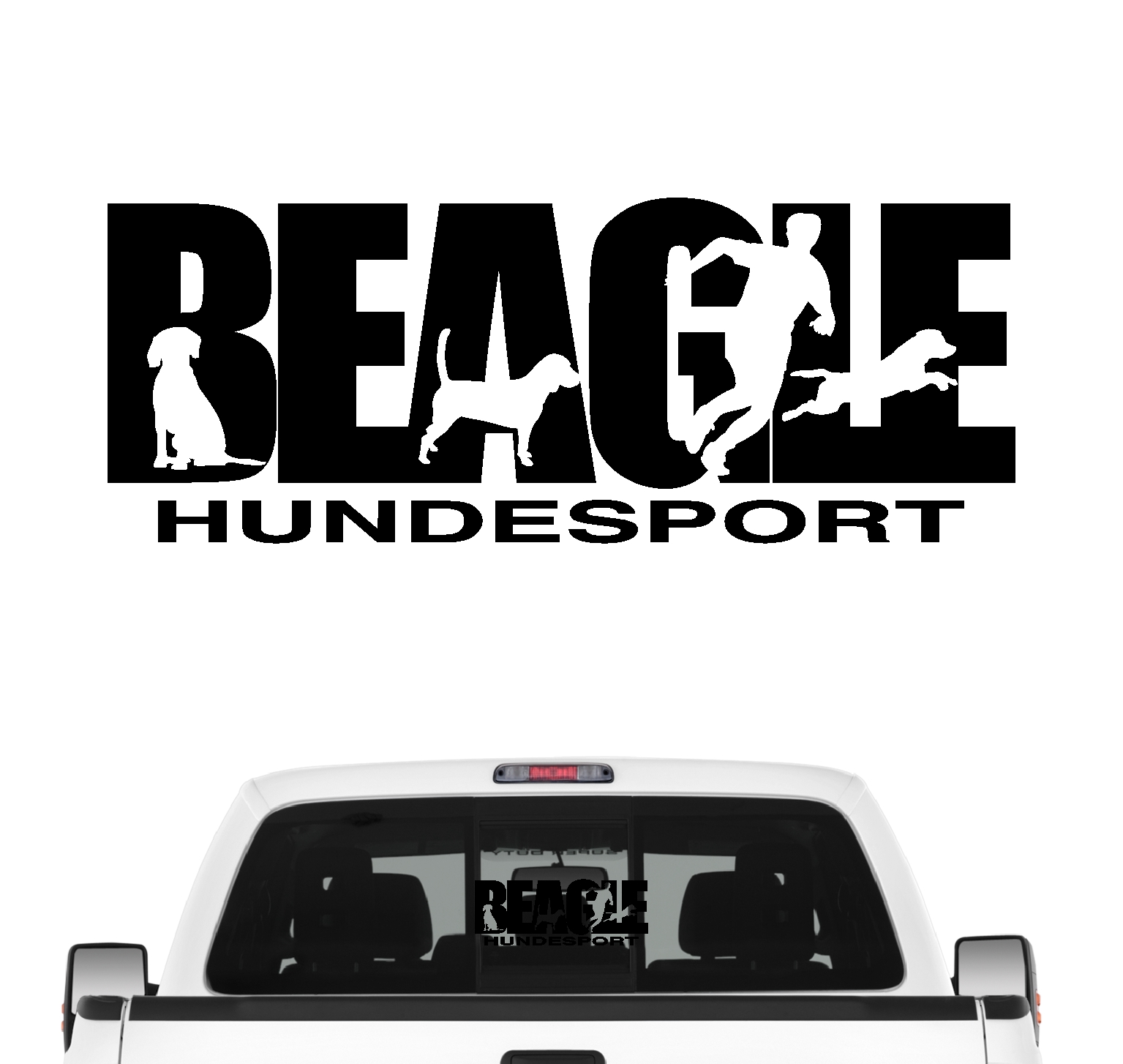 Beagle Hundesport Autoaufkleber Hund Folie Aufkleber English Beagel