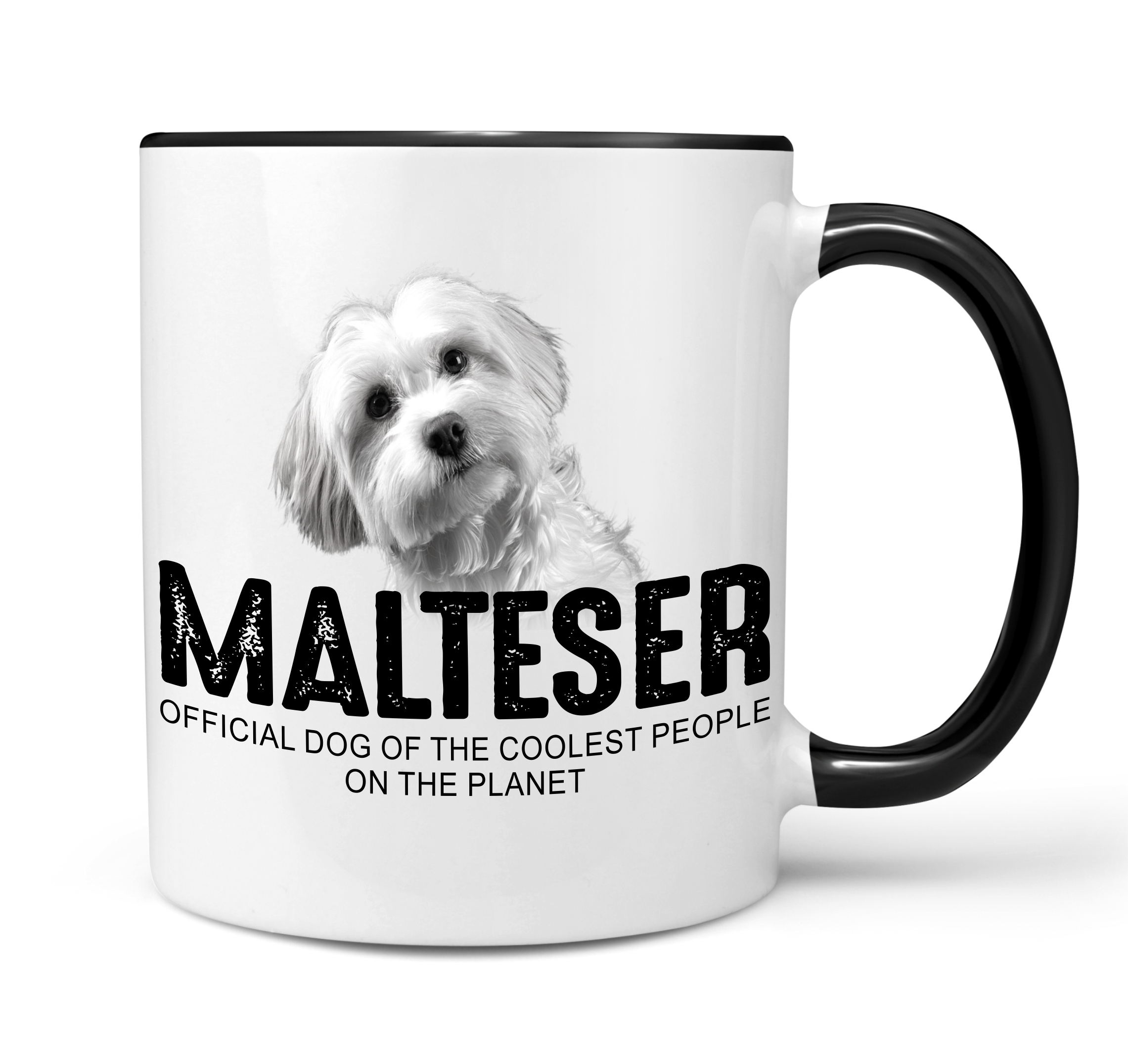 Malteser Maltese Dog Bichon Malteser Malta Dog Tasse Kaffeetasse Kaffeebecher happy Design by Siviwonder