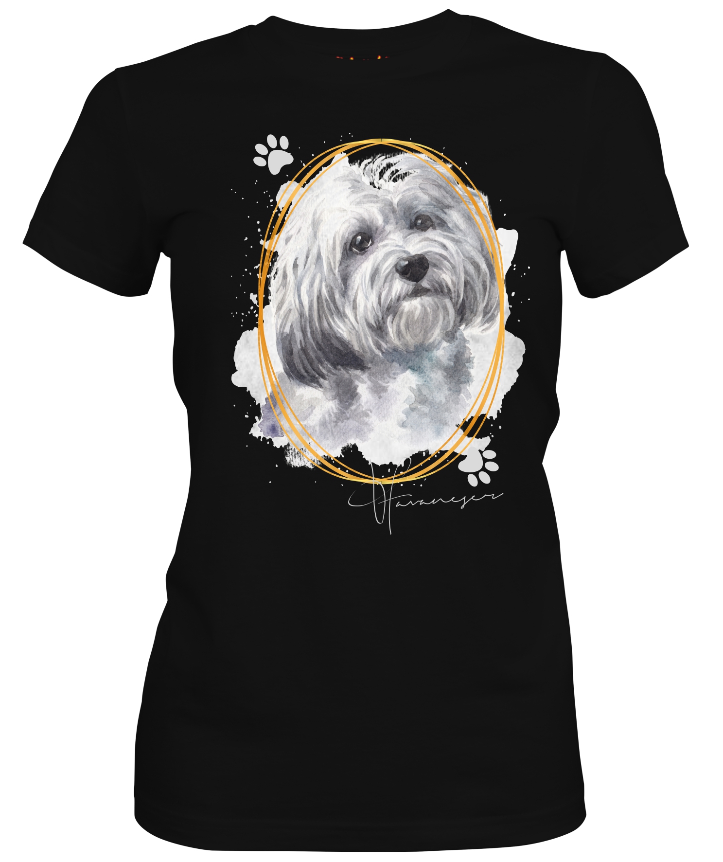 Damen Shirt HAVANESER Signature Dogs Motiv by SIVIWONDER