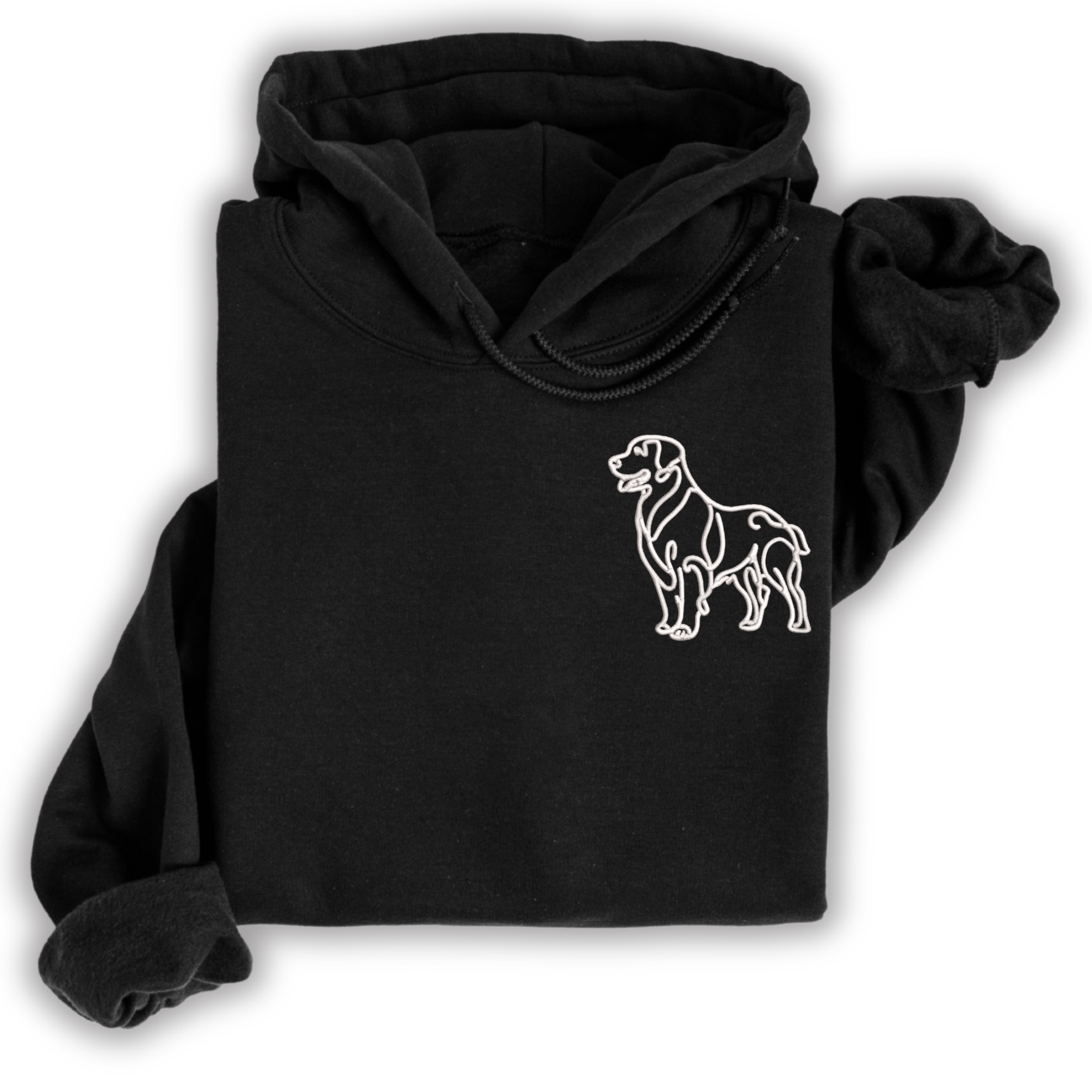 Hoodie Golden Retriever Goldie gestickt Hund wählbare Stickerei kuschelig Stickerei personalisiert