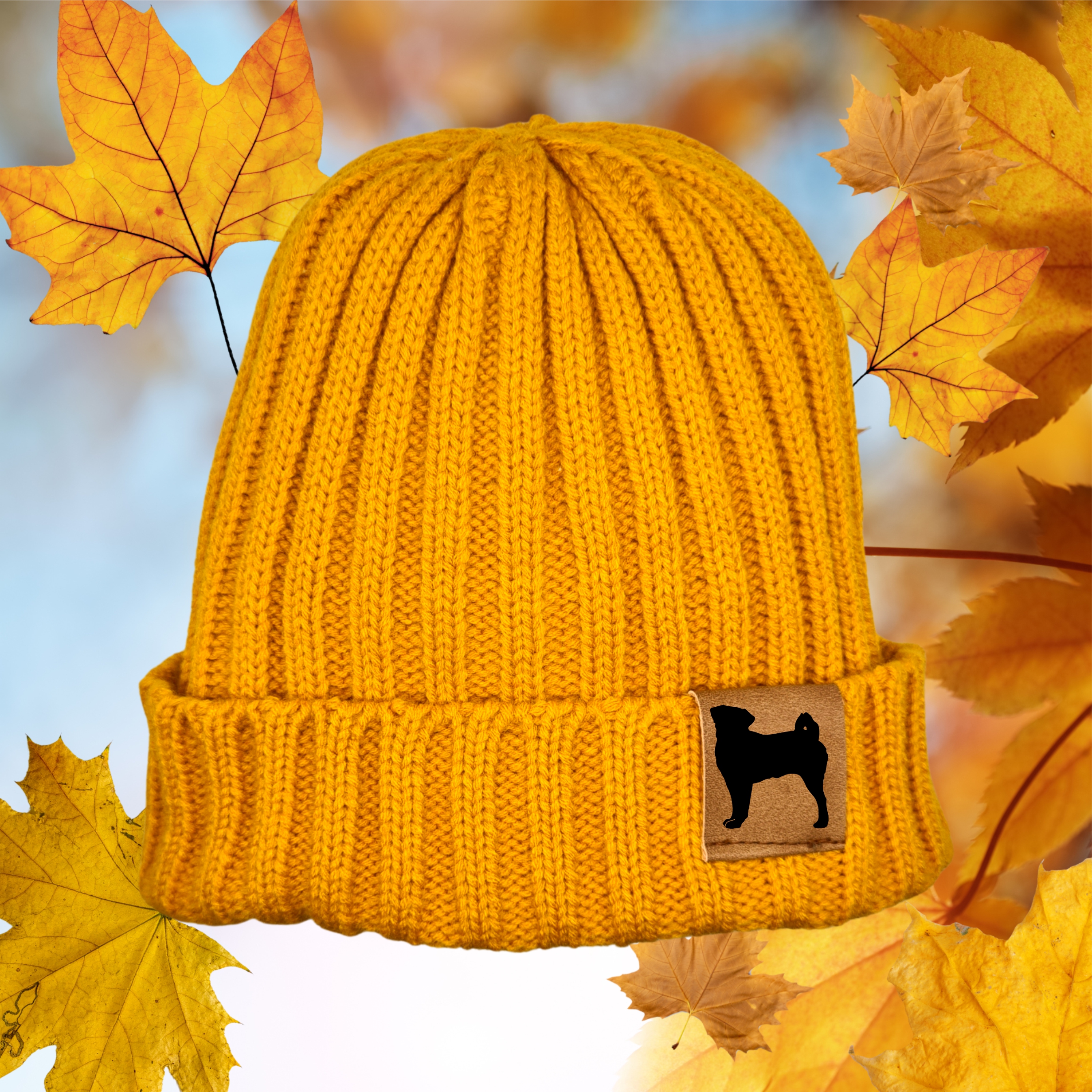 Strickmütze "Appenzeller Sennenhund"  Beanie Mütze Urban Witzig Spruch Warm Winter Herbst Farben
