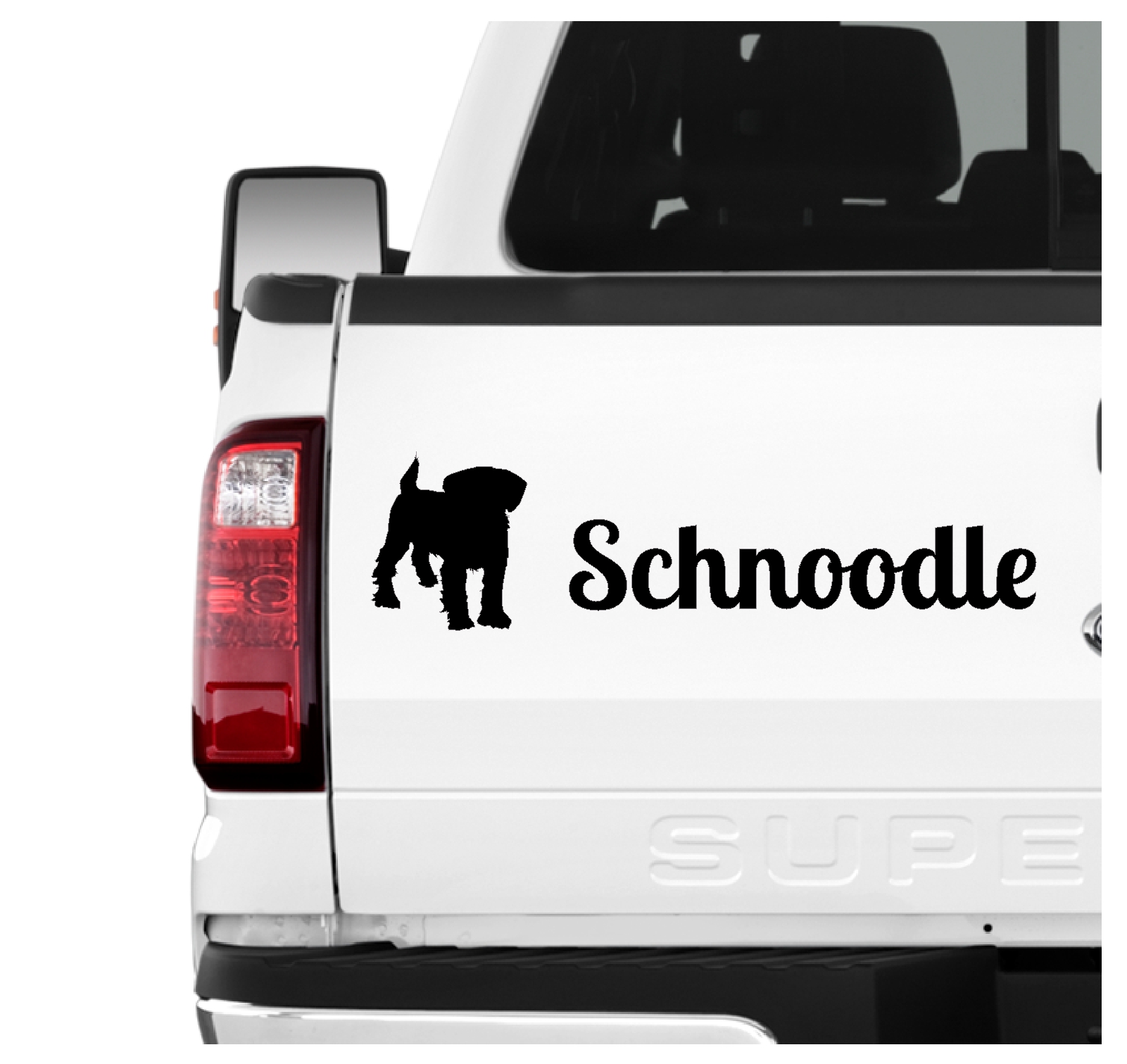 Schnoodle Schnudel Schnauzer Pudel Mix Mischling 3er Set  AUTOAUFKLEBER Aufkleber Hunde Hundemotiv by SIVIWONDER