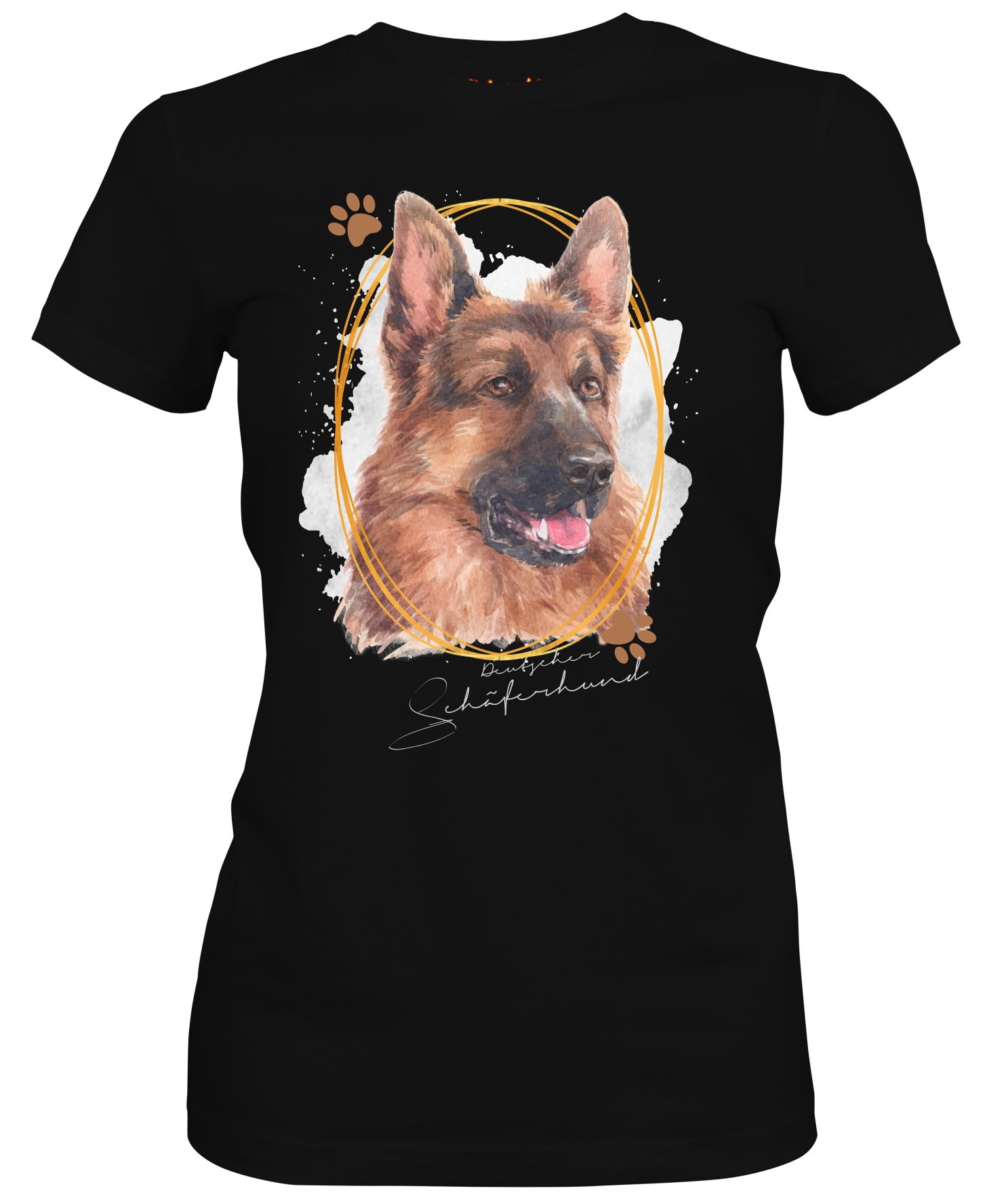 Damen Shirt DEUTSCHER SCHÄFERHUND Signature Dogs Motiv by SIVIWONDER