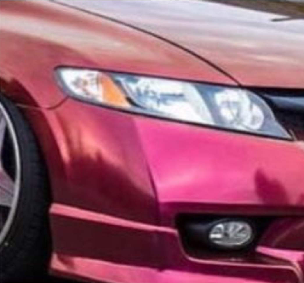 Zierstreifen Shift Effect Cranberry rot braun Kupfer Flip Flop  in in 10 m Länge für Auto Boot Klebeband Dekorstreifen Tuningstreifen Autofolie Siviwonder