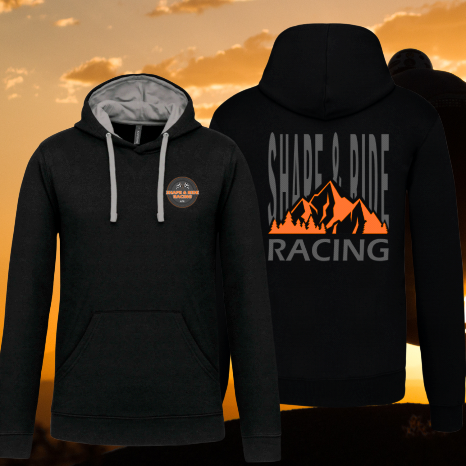 Shape and Ride Hoodie Racing Kapuzenpullover Männer