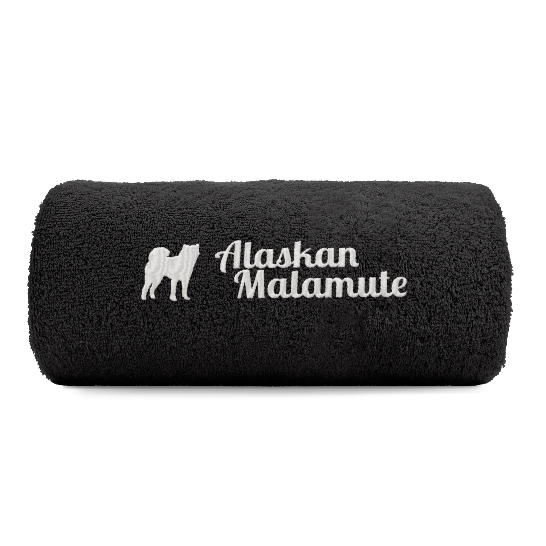 Alaskan Malamute Handtuch Pfoten Hundemotiv Stickerei Deluxe