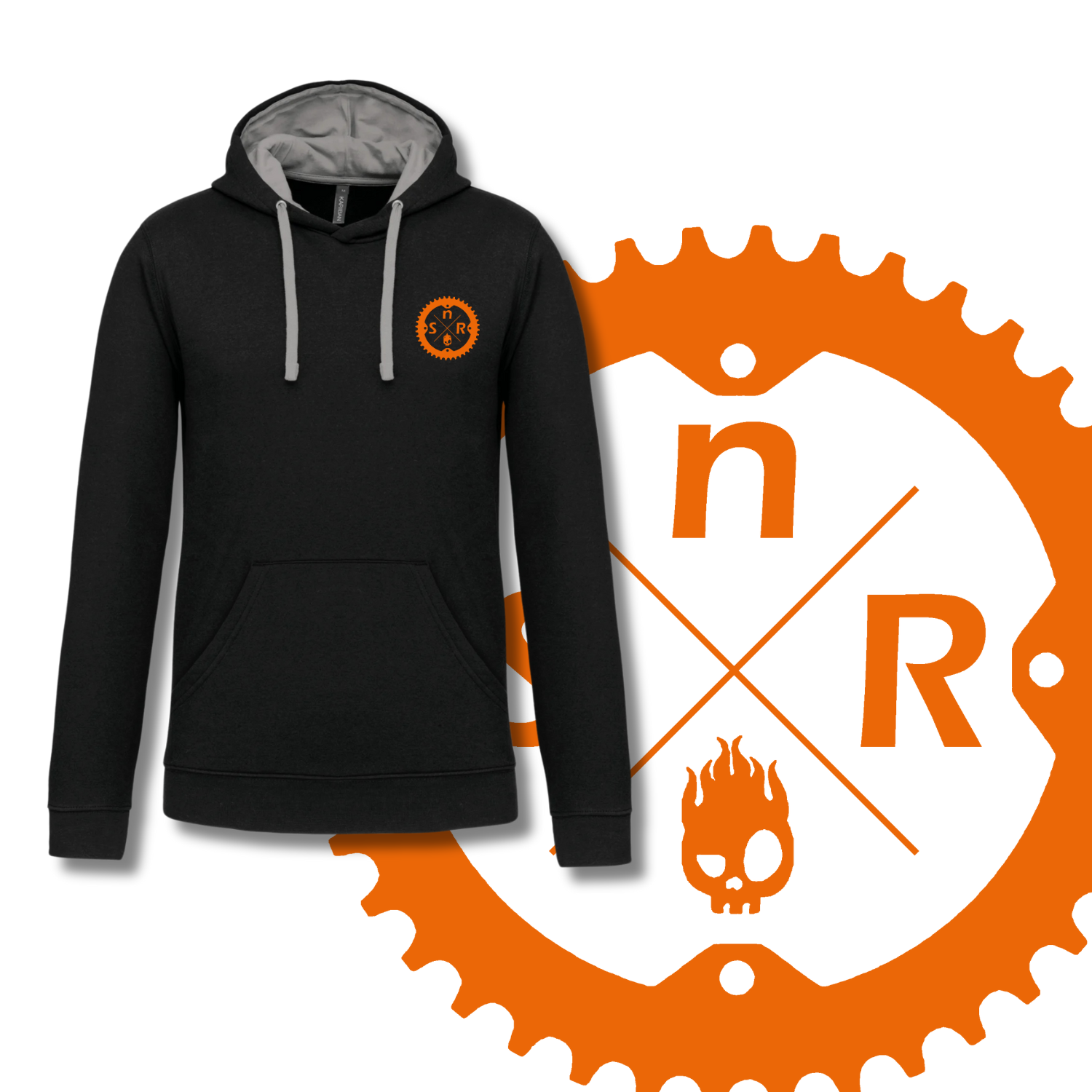 Shape and Ride Hoodie Kapuzenpullover Männer Unisex black No.2