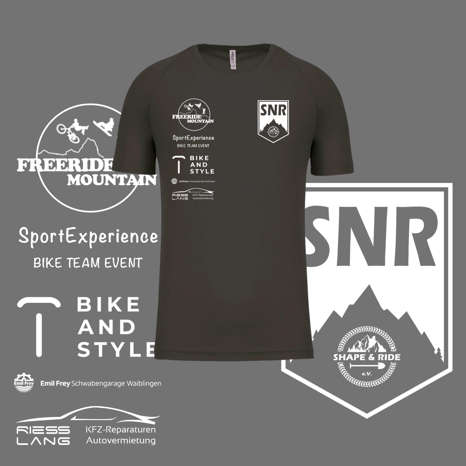 Shape and Ride Jersey kurz Herren Sport Shirt