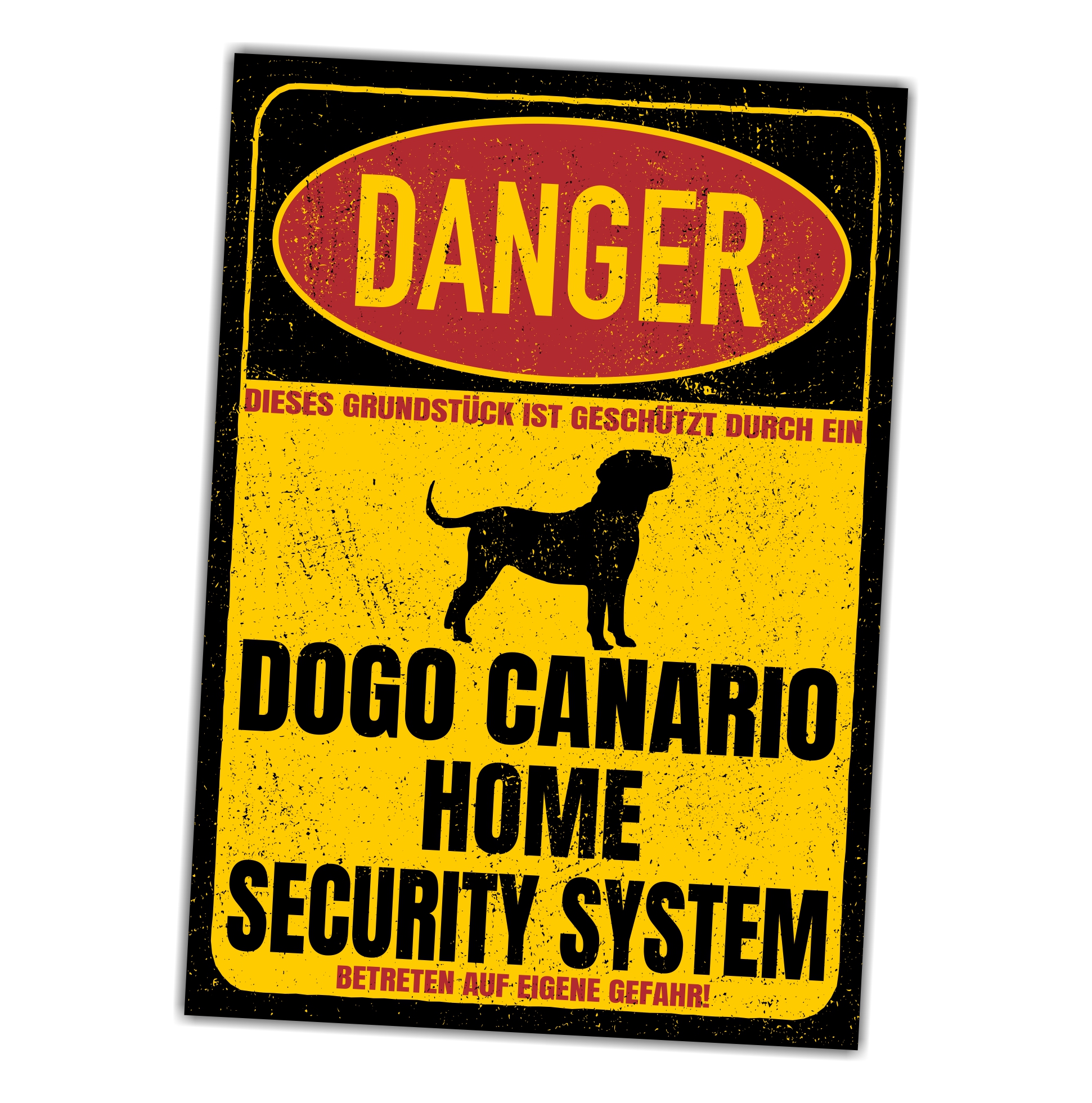 Collie Langhaarcollie Langhaar Lassie Schottischer Schäferhund  Dog Türschild Danger Security System Warnschild Hund Schilder Hundeschild happy Design by Siviwonder