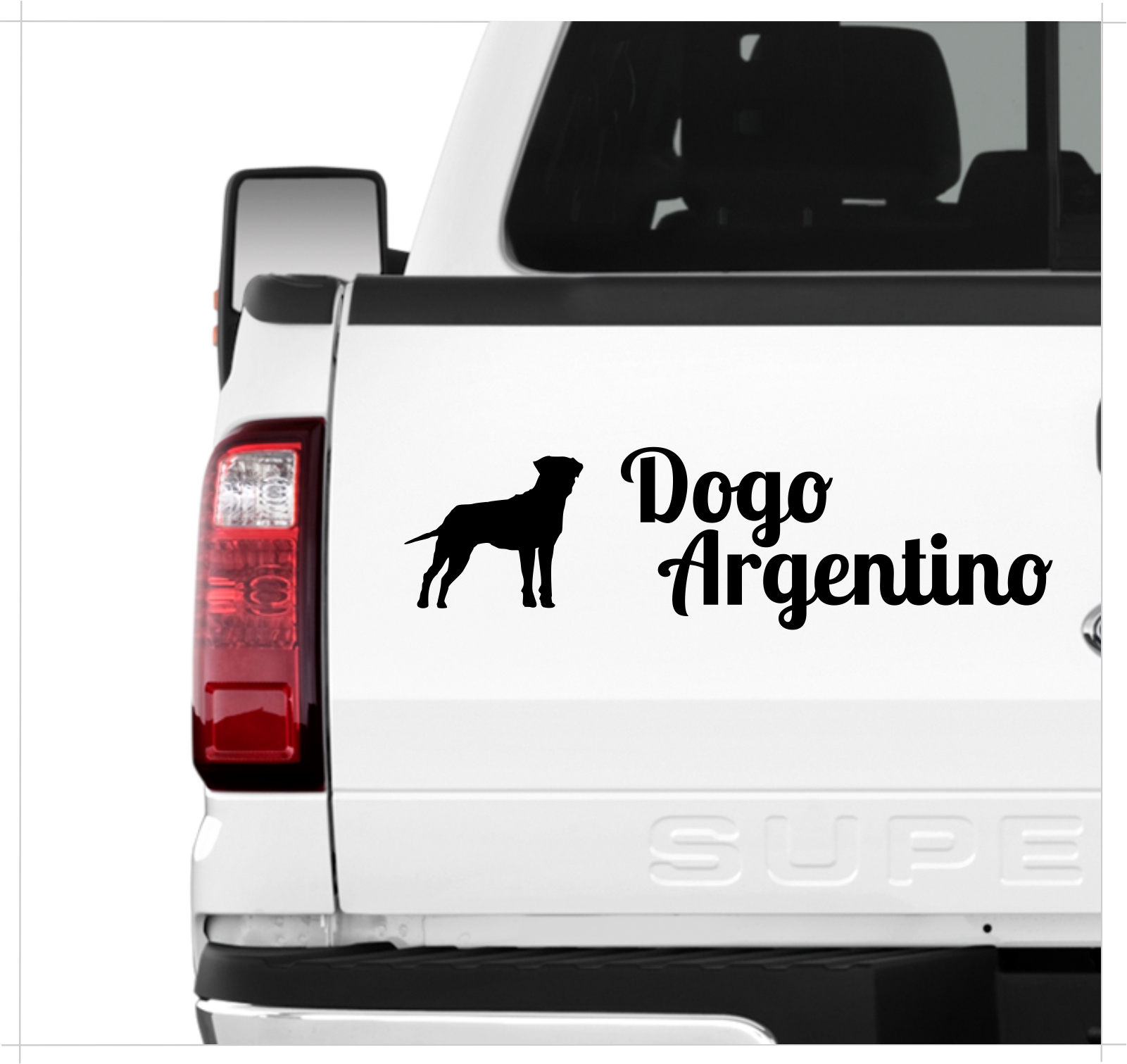 Dogo Argentino Argentinien argentinische Dogge Dog 3er Set  AUTOAUFKLEBER Aufkleber Hunde Hundemotiv by SIVIWONDER