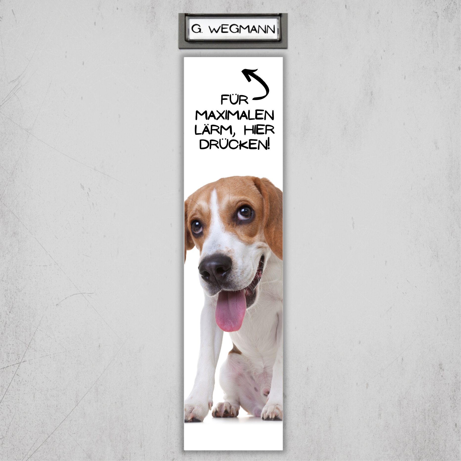 Beagle English Beagel Dog Türschild Warnschild Hundeschild Schildr happy Design by Siviwonder