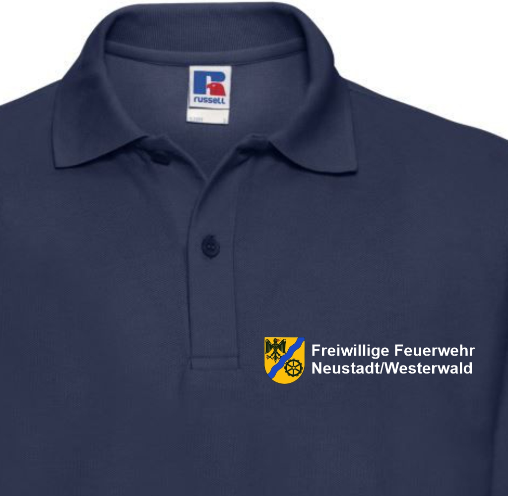 Feuerwehr Neustadt Westerwald Polo Shirt Herren Unisex Feuerwehren