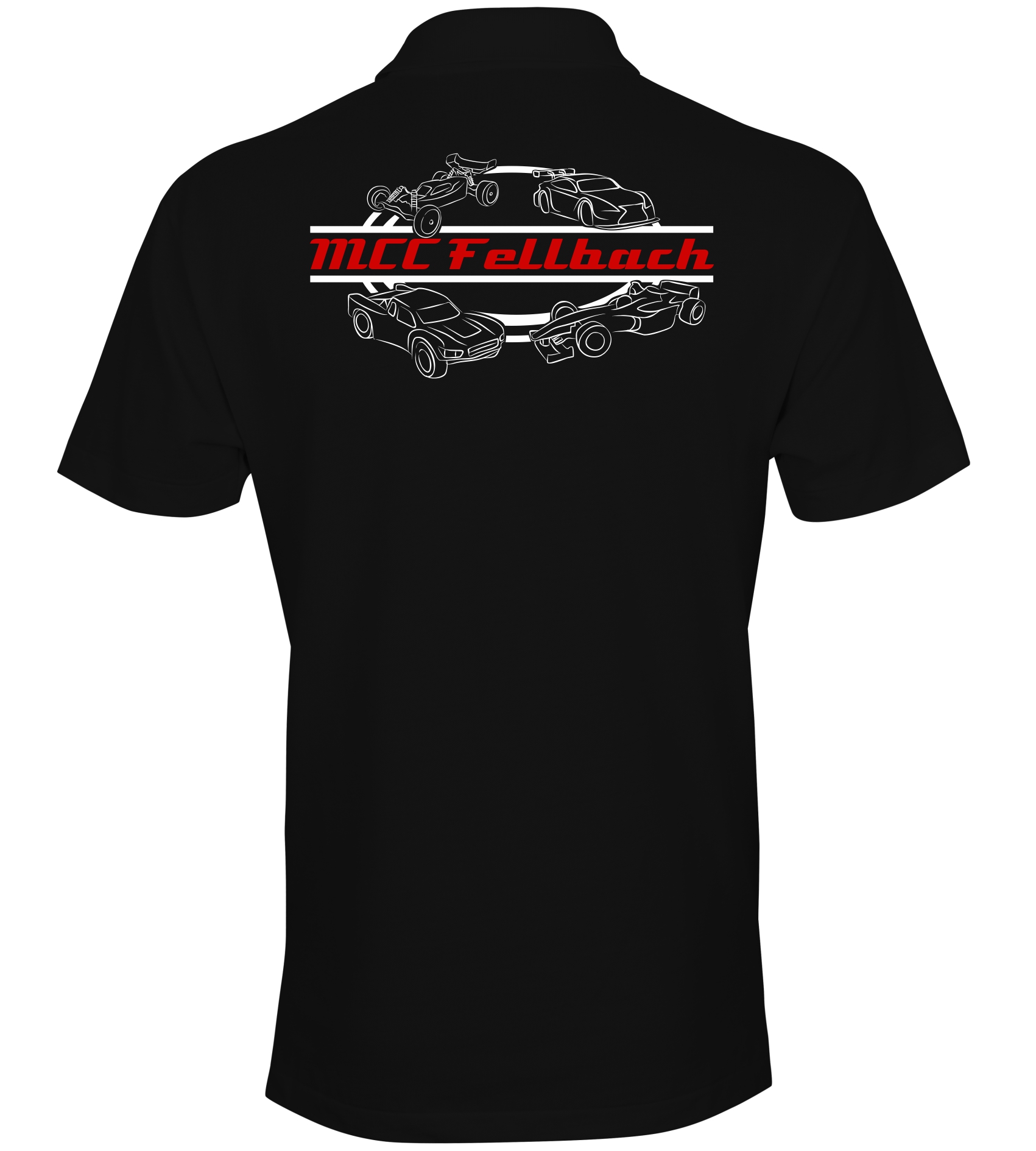 MCC Fellbach Unisex Shirt Modellbau Zierstreifen Hobby Polo Sweatshirt Fun Auto RC Funk