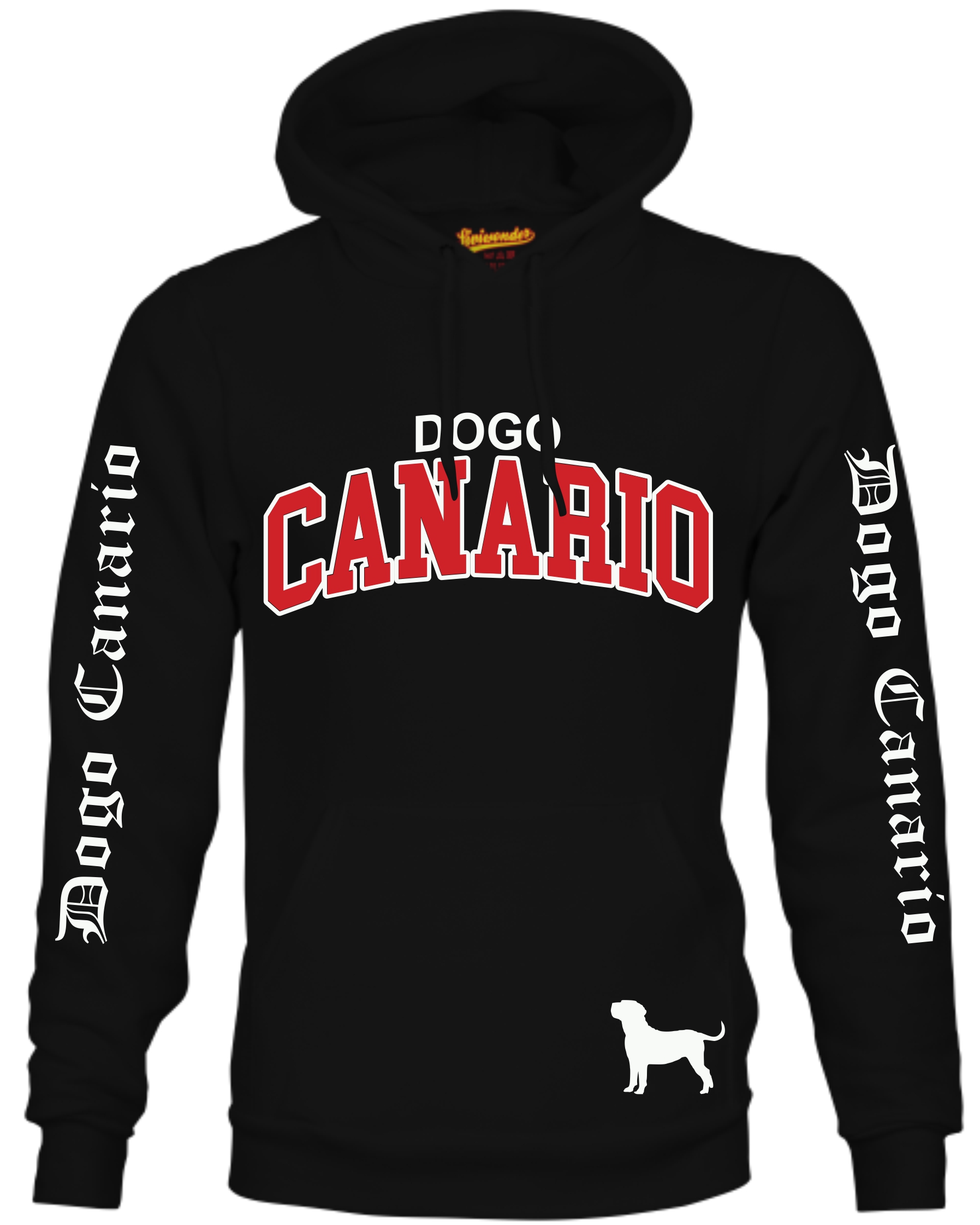 Dogo Canario Molosser Kanarische Dogge Presa Canario Dog Hoodie Unisex Sweatshirt Extreme Hundemotiv
