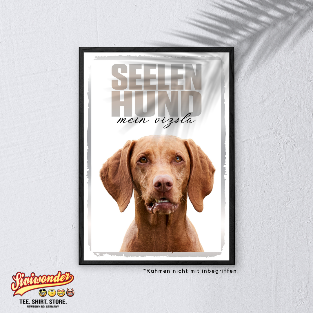 Magyar Vizsla Seelenhund Dog Schild Spruch Türschild Hundeschild Warnschild Soulmate