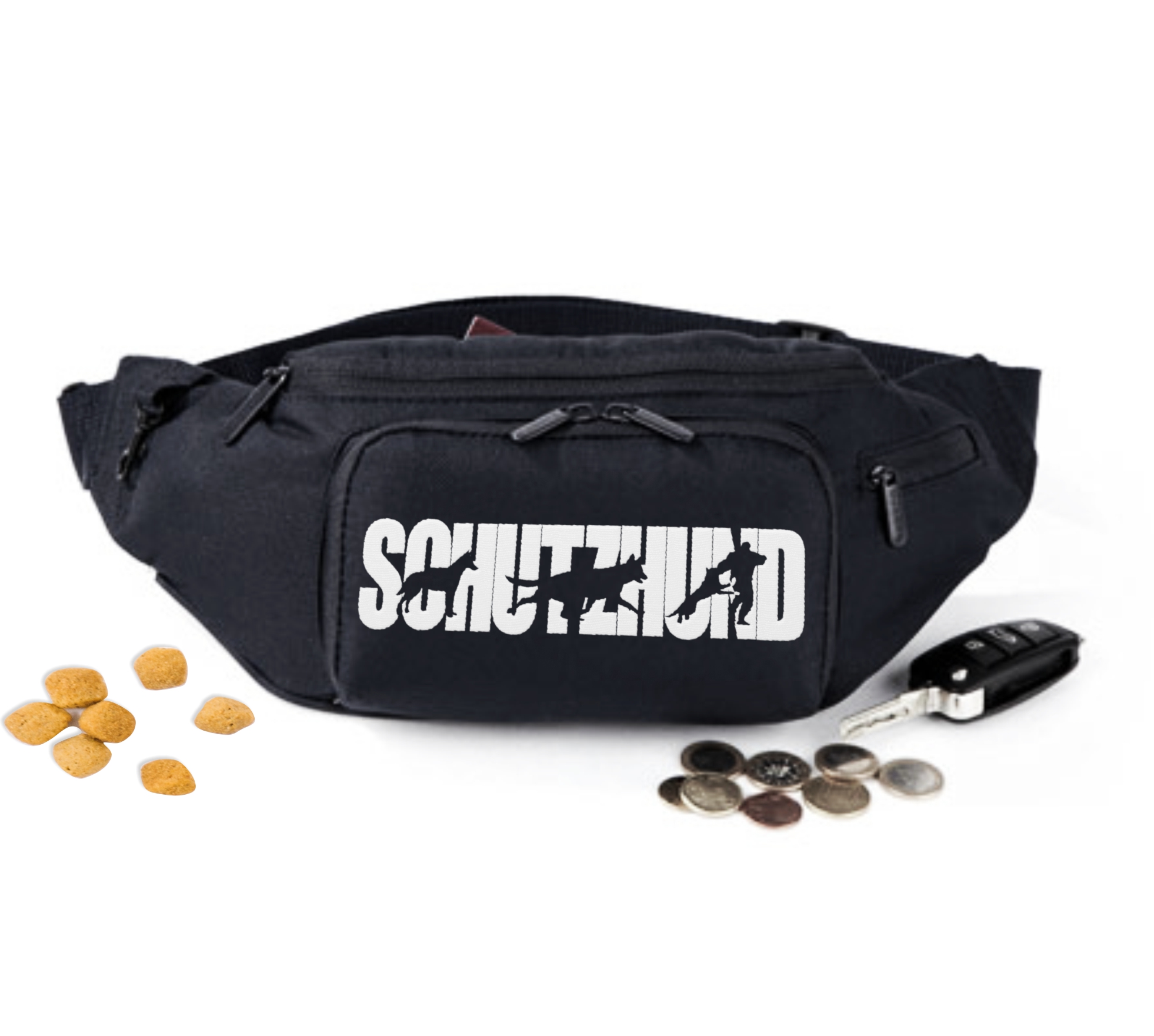 Schutzhund Hundesport Hundemotiv Gürteltasche Polizei Hund Stickerei Schutzdienst bestickt