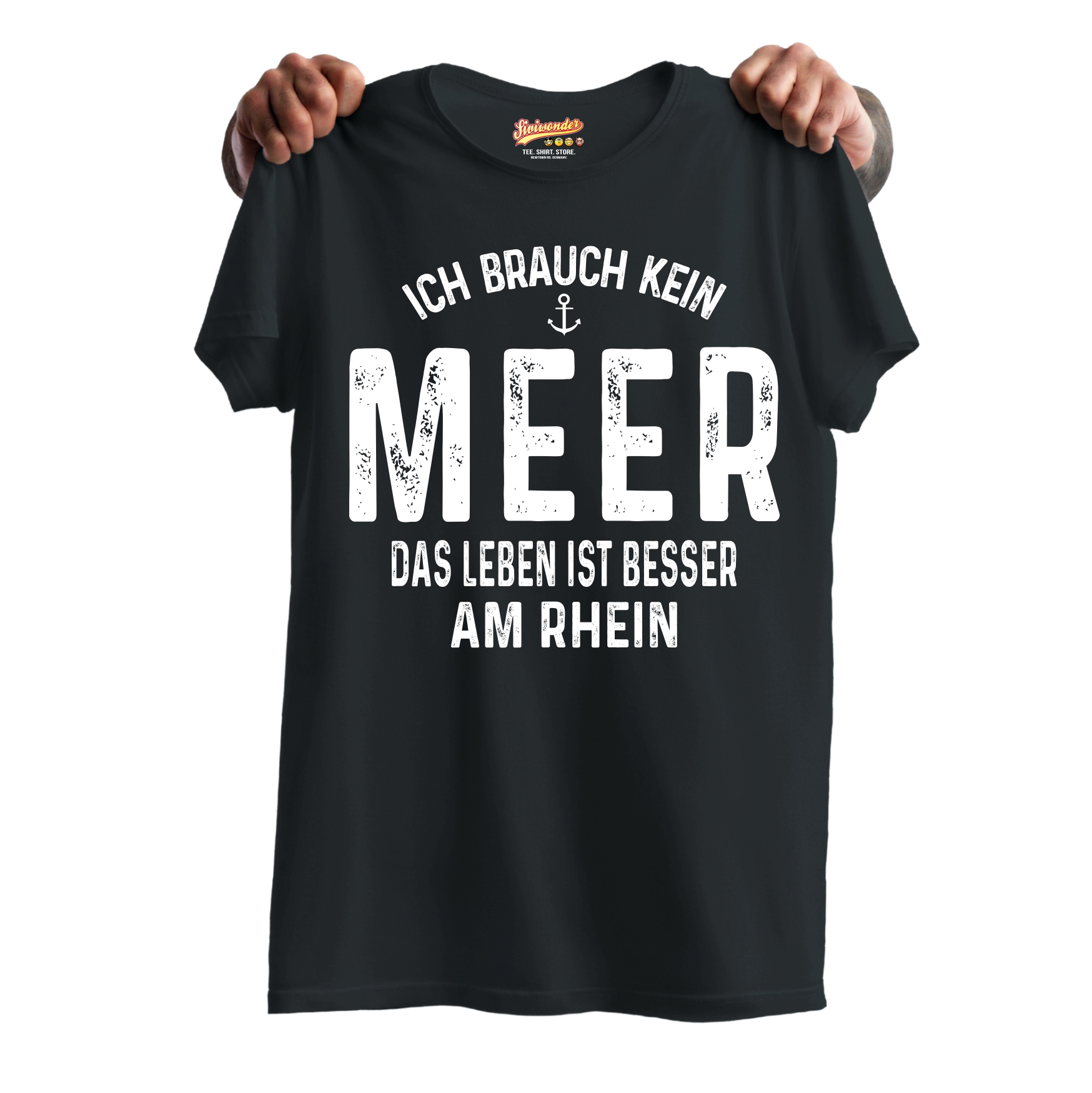 Rhein Sportboot Boot Shirt Meer Unisex T-Shirt Motorboot Kapitän Motorboot Bootsfahrer