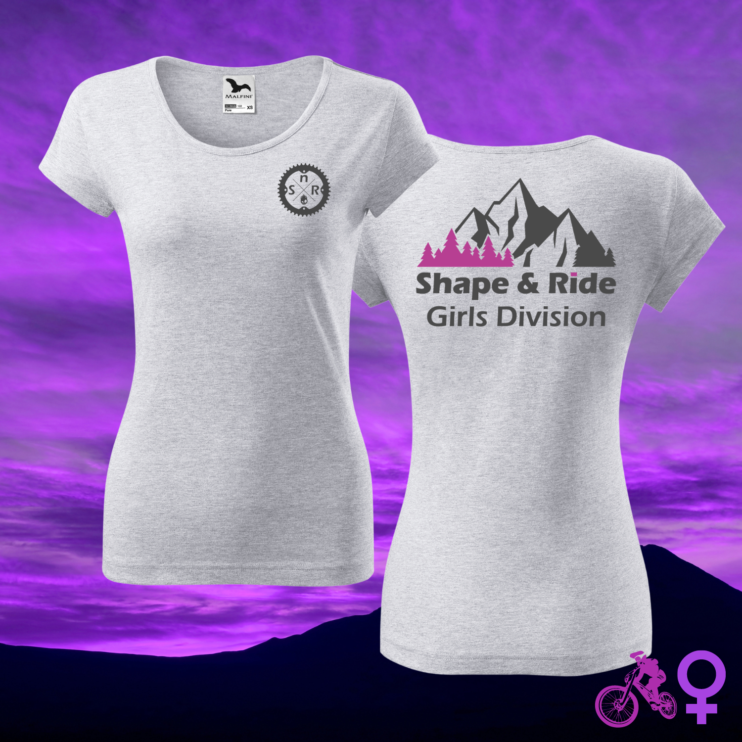 Shape and Ride T- Shirt Mädels