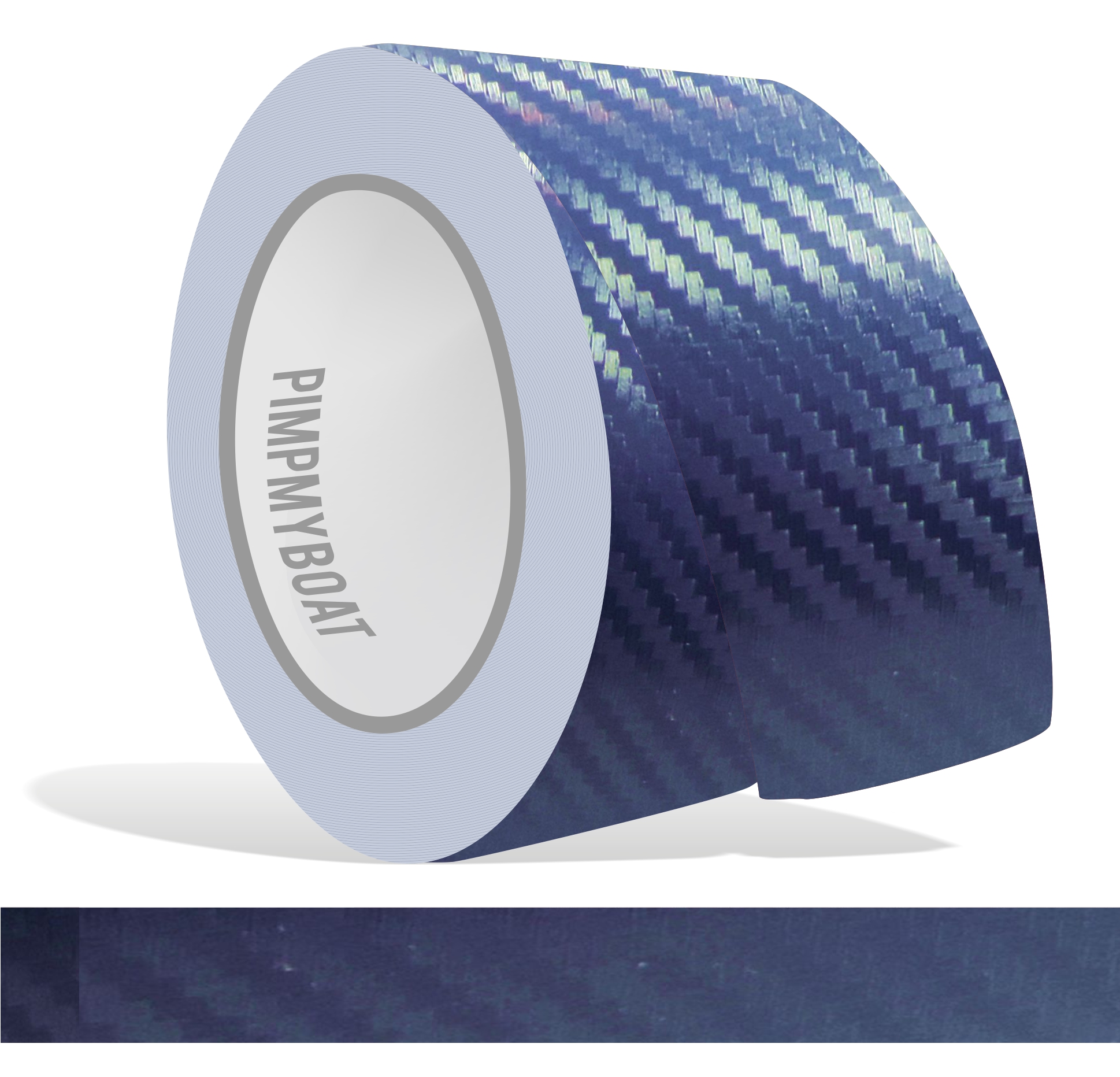 Zierstreifen marine blau navy glanz carbon in in 10 m Länge für Auto Boot Klebeband Dekorstreifen Tuningstreifen Autofolie Siviwonder