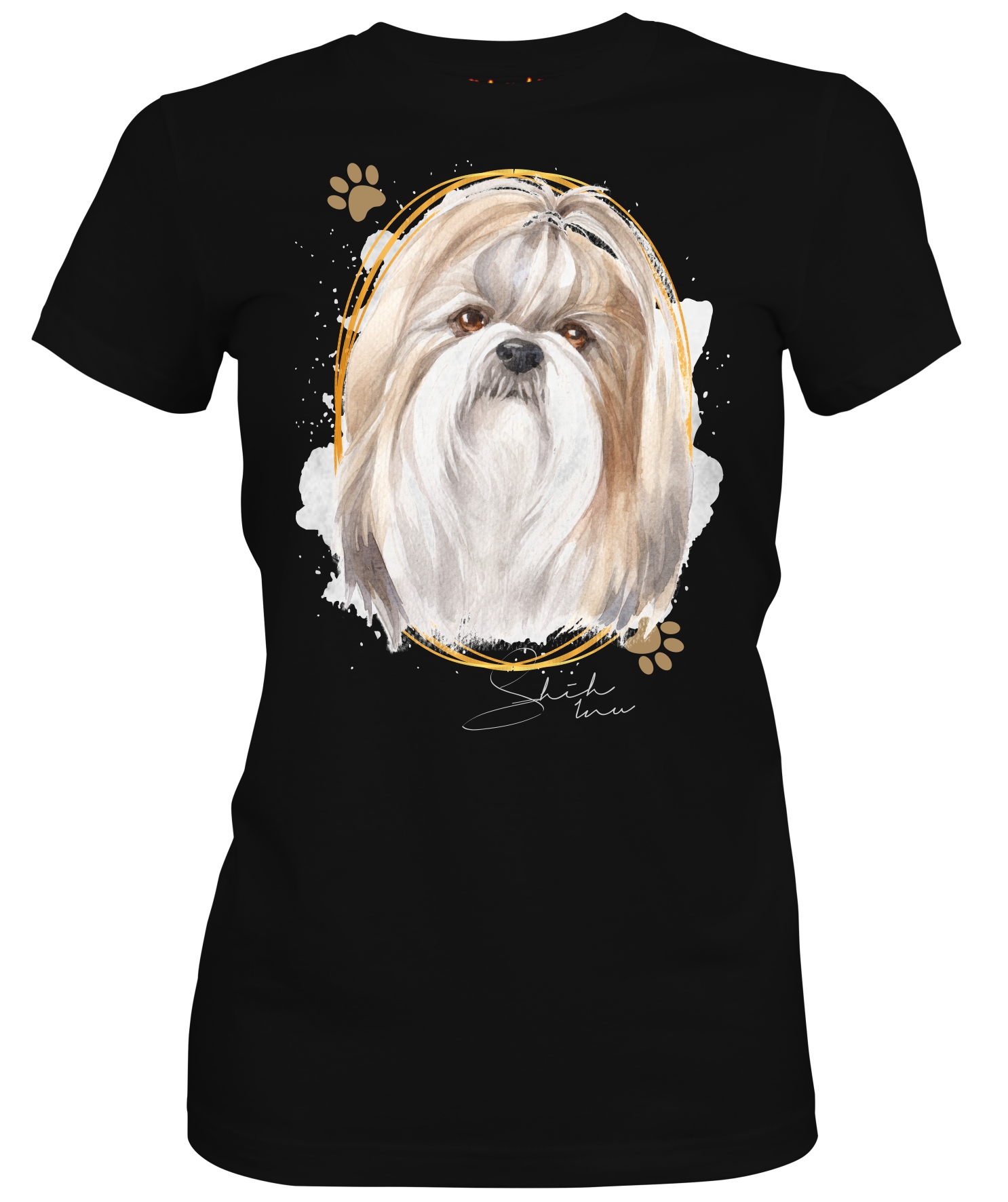 Damen Shirt SHIH TZU Signature Dogs Motiv by SIVIWONDER