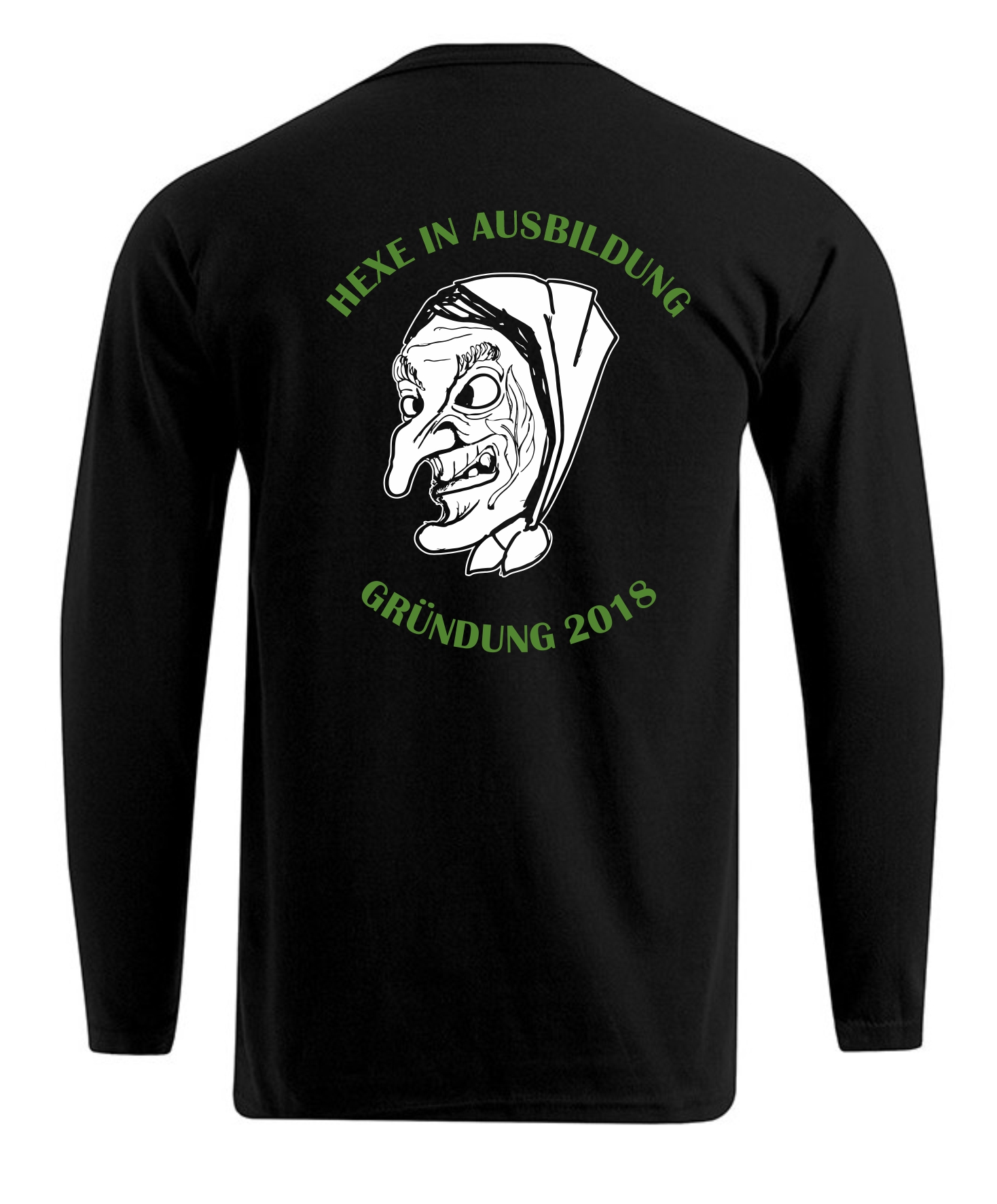 Narrenzunft Hohenacker Waldhexen - Hexe in Ausbildung - T-Shirt Premium Langarm Unisex