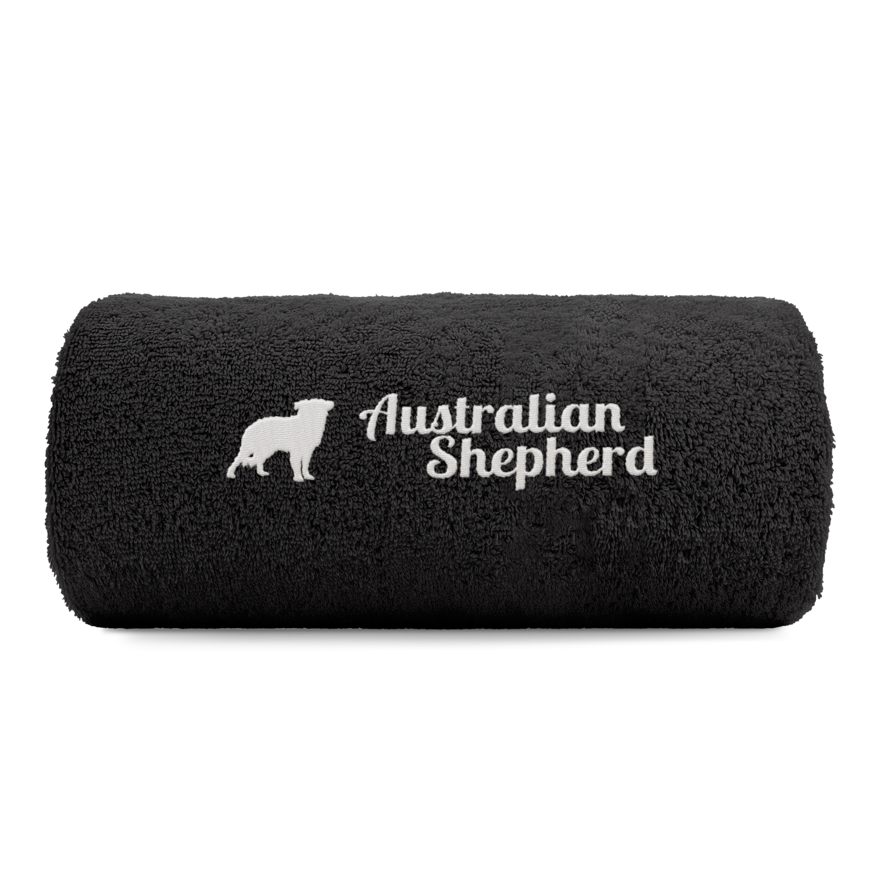 Australian Shepherd Handtuch Pfoten Hundemotiv Stickerei Deluxe