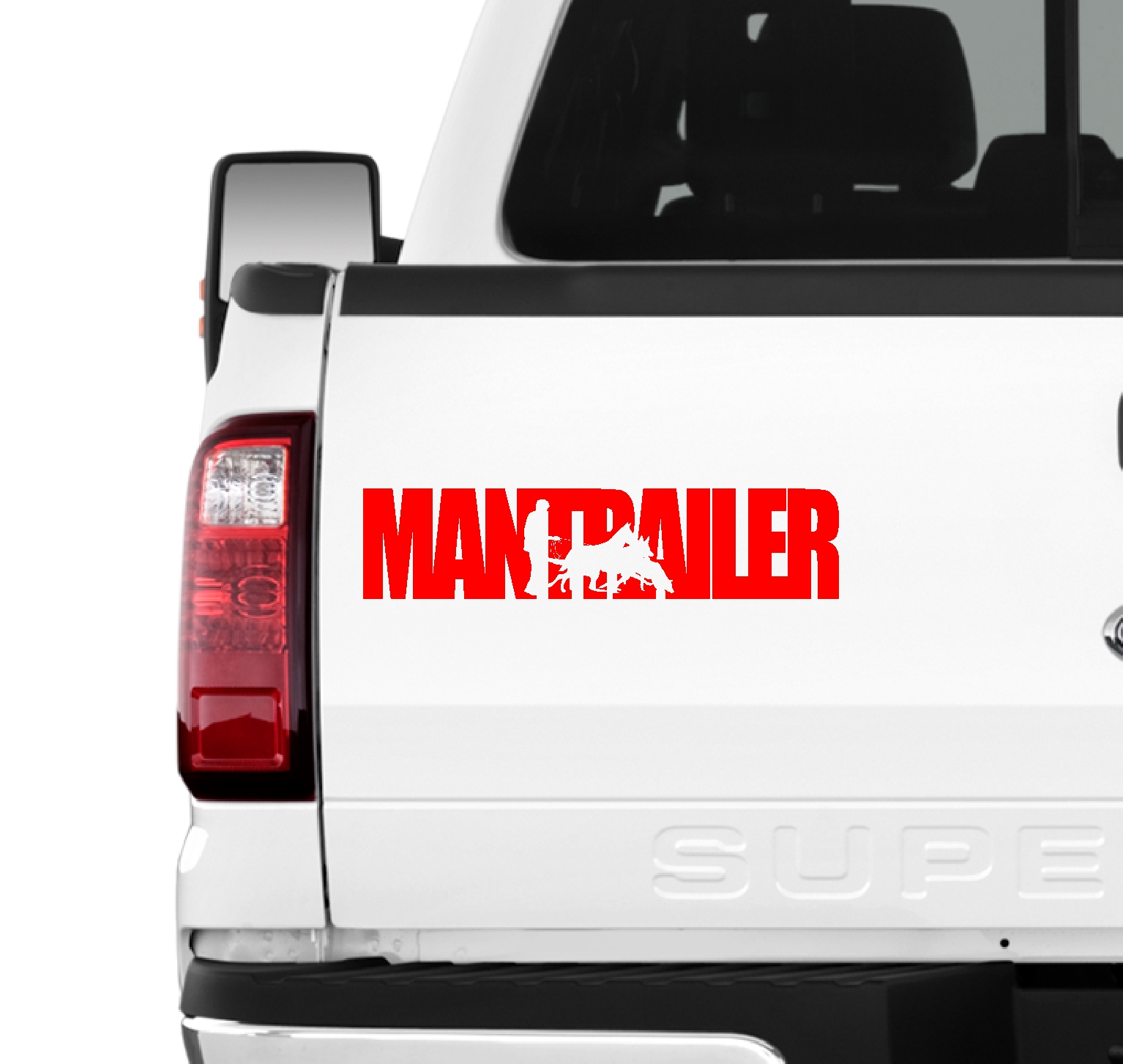 Mantrailer Hundesport Auto Aufkleber Hund Folie Rettungshund Suchhund