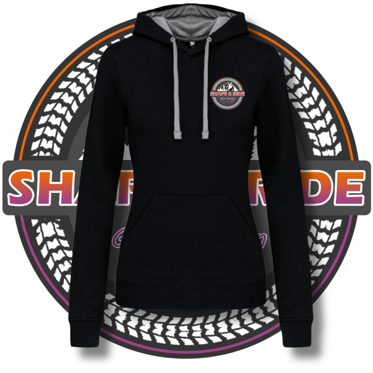 Shape and Ride Hoodie Kapuzenpullover Mädels
