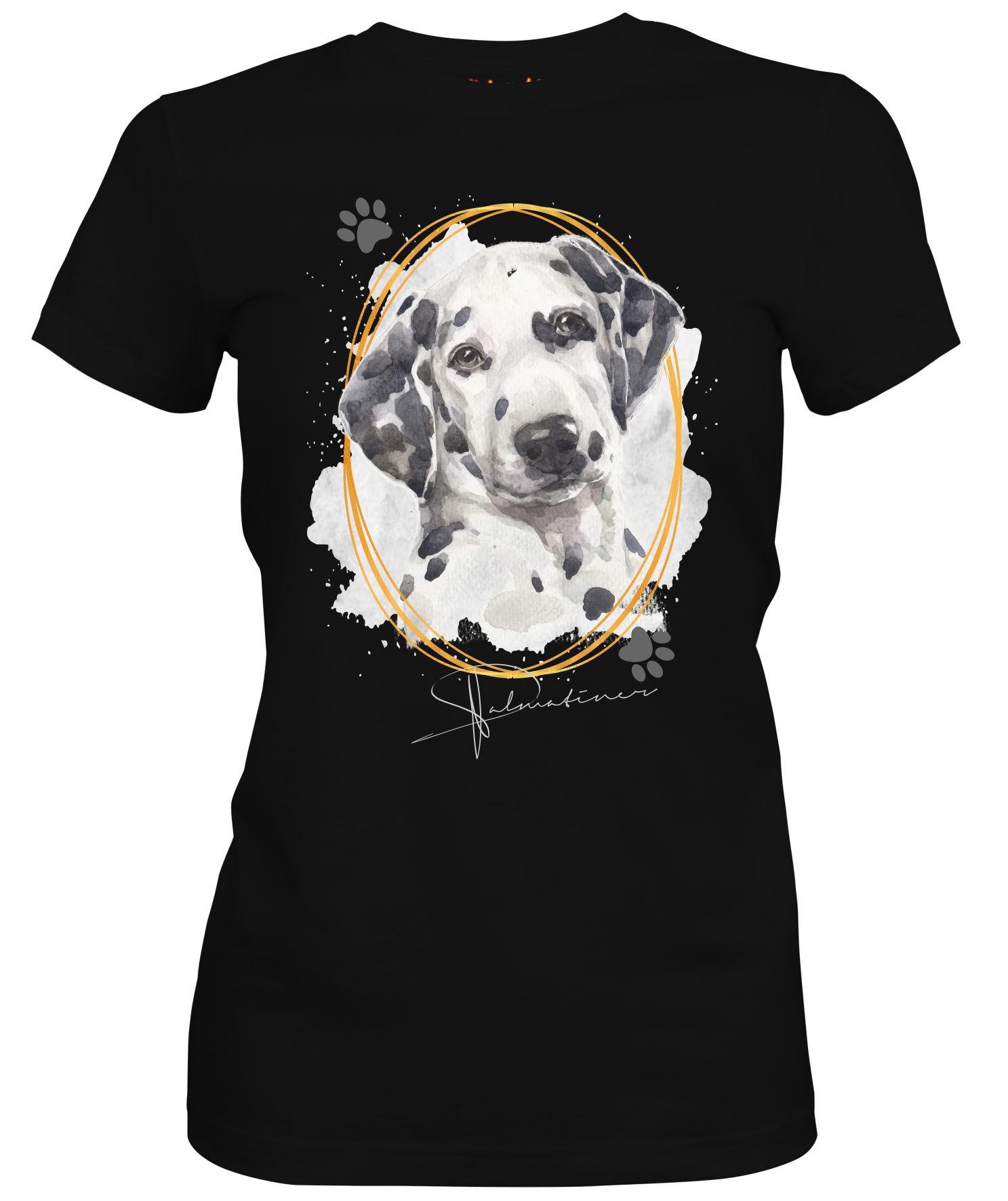 Damen Shirt DALMATINER Signature Dogs Motiv by SIVIWONDER