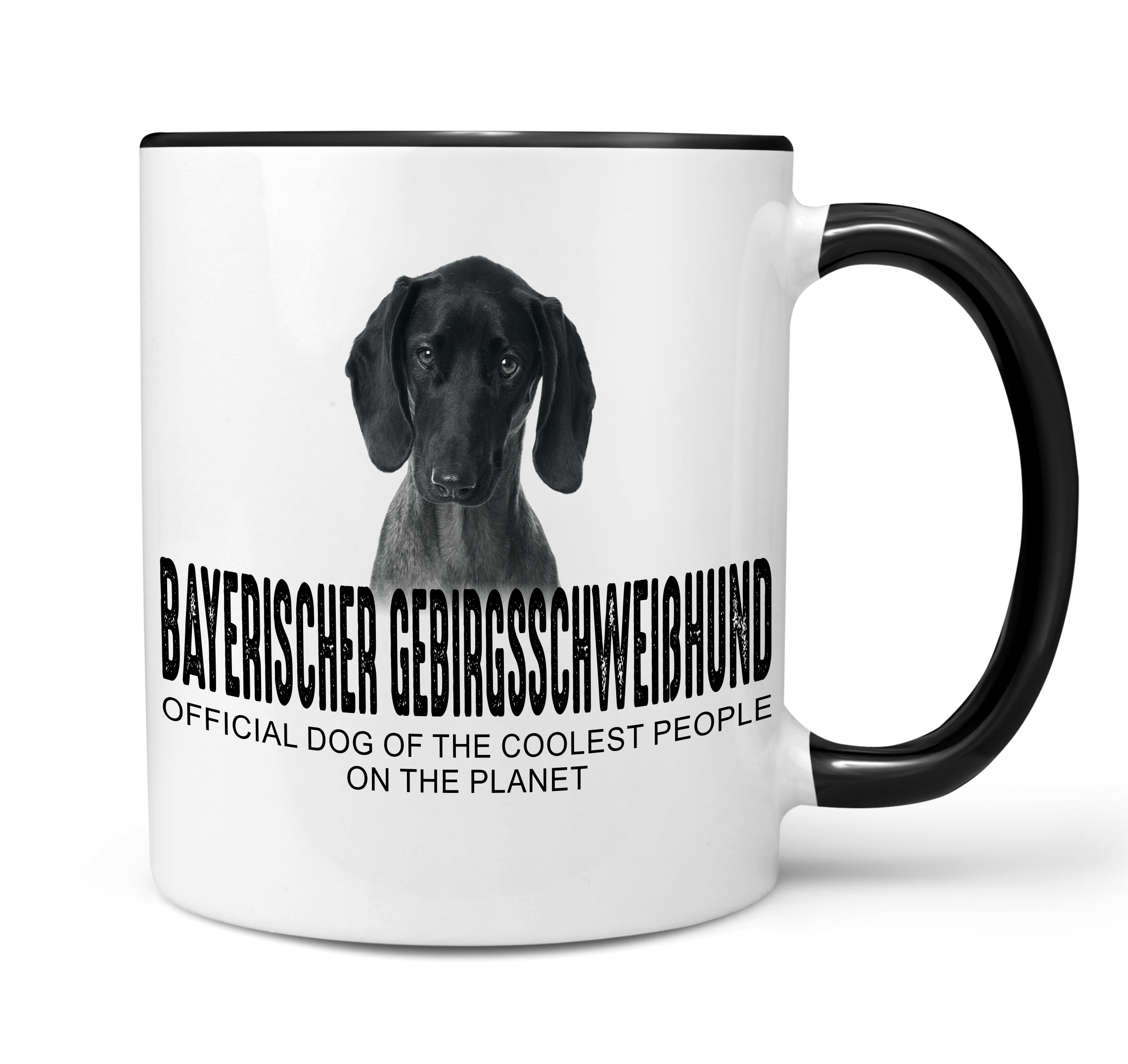 Bayerischer Gebirgsschweißhund BGS Schweißhund Bayern Dog cool Leute lustig Dog Tasse Kaffeetasse Kaffeebecher happy Design by Siviwonder