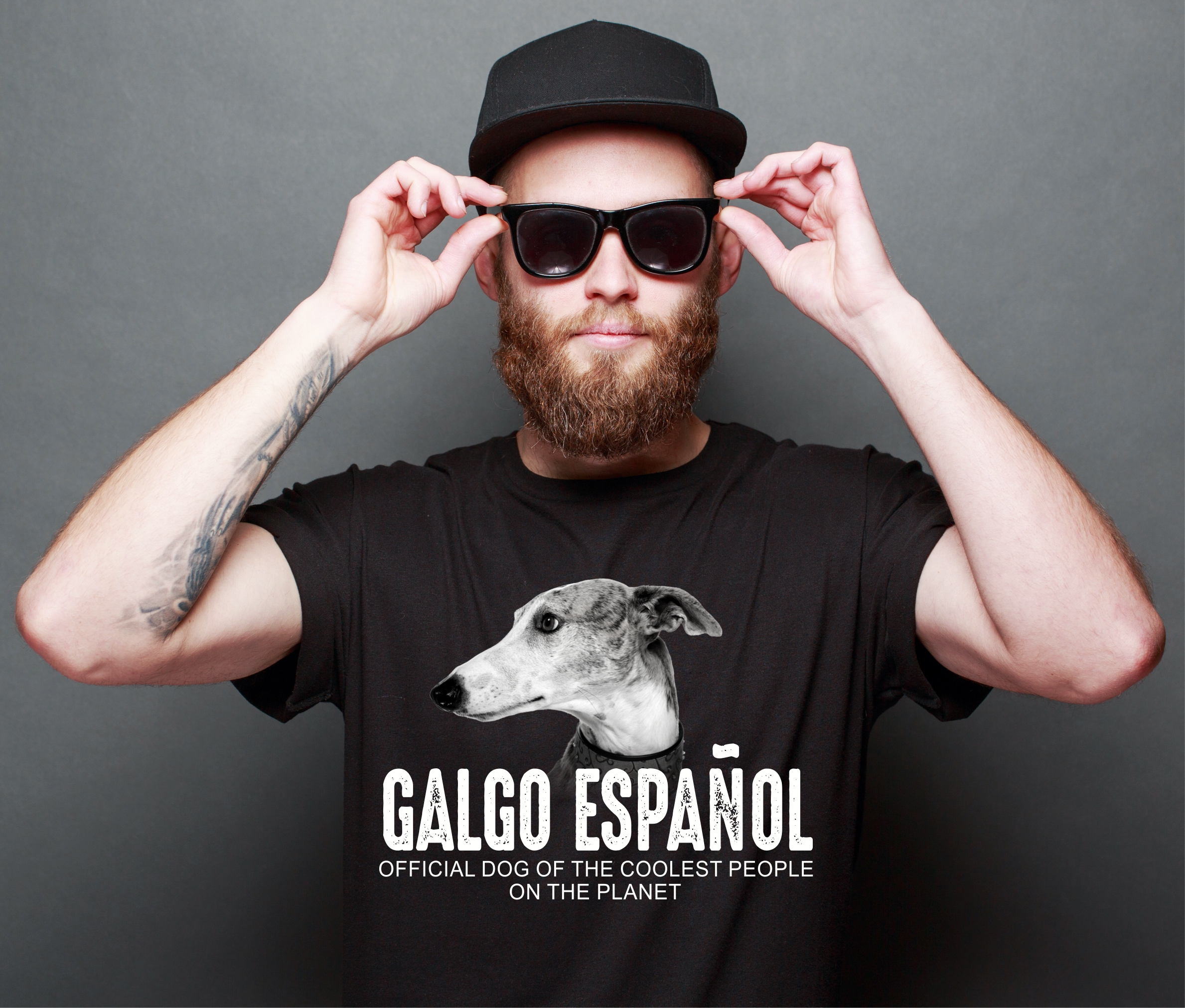 Galgo Espanol  Spanischer Windhund Straßenhund Tierheim Dog cool Leute lustig Shirt T-Shirt Hundemotiv Siviwonder