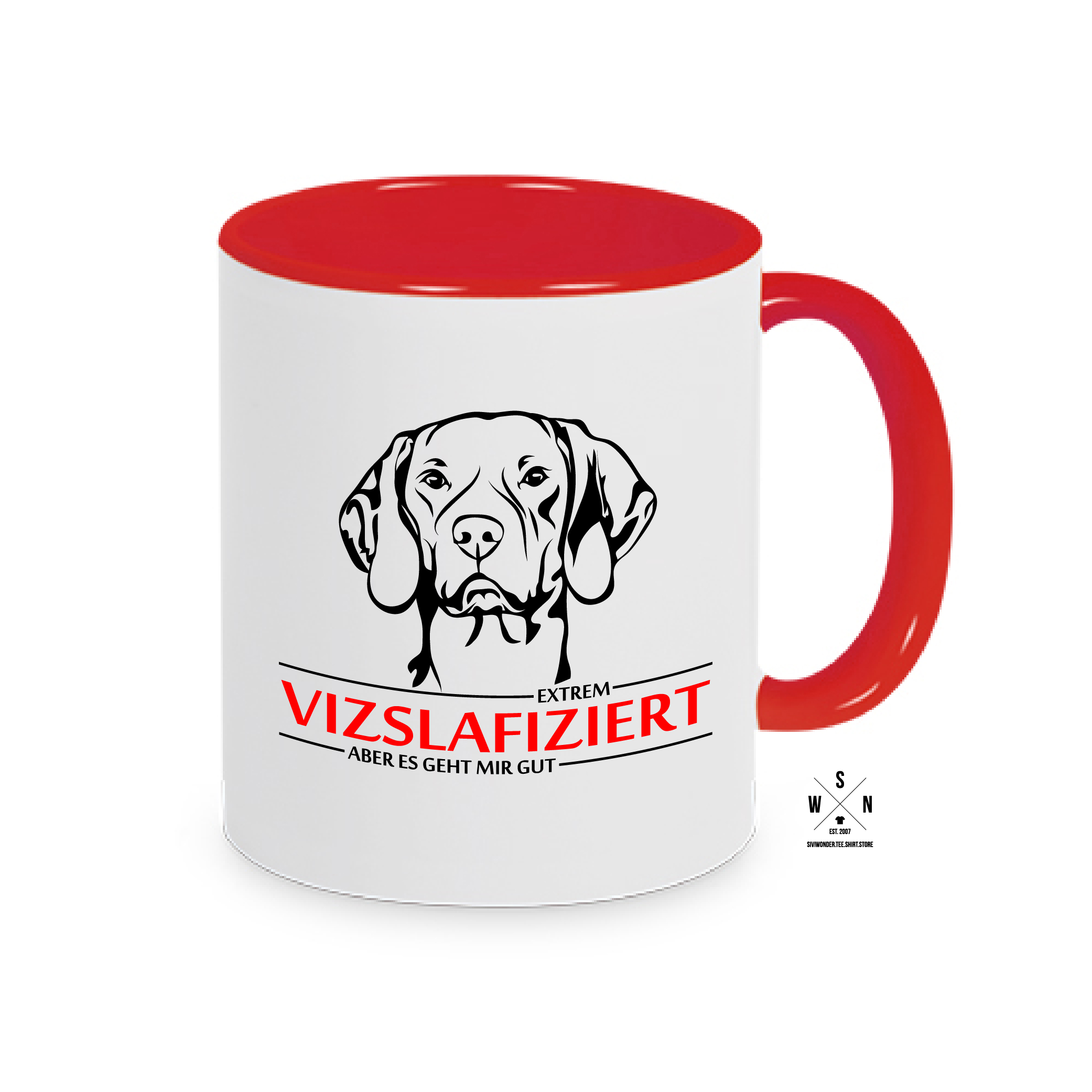 Tasse Kaffebecher INFIZIERT MAGYAR VIZSLA VIZSLAFIZIERT