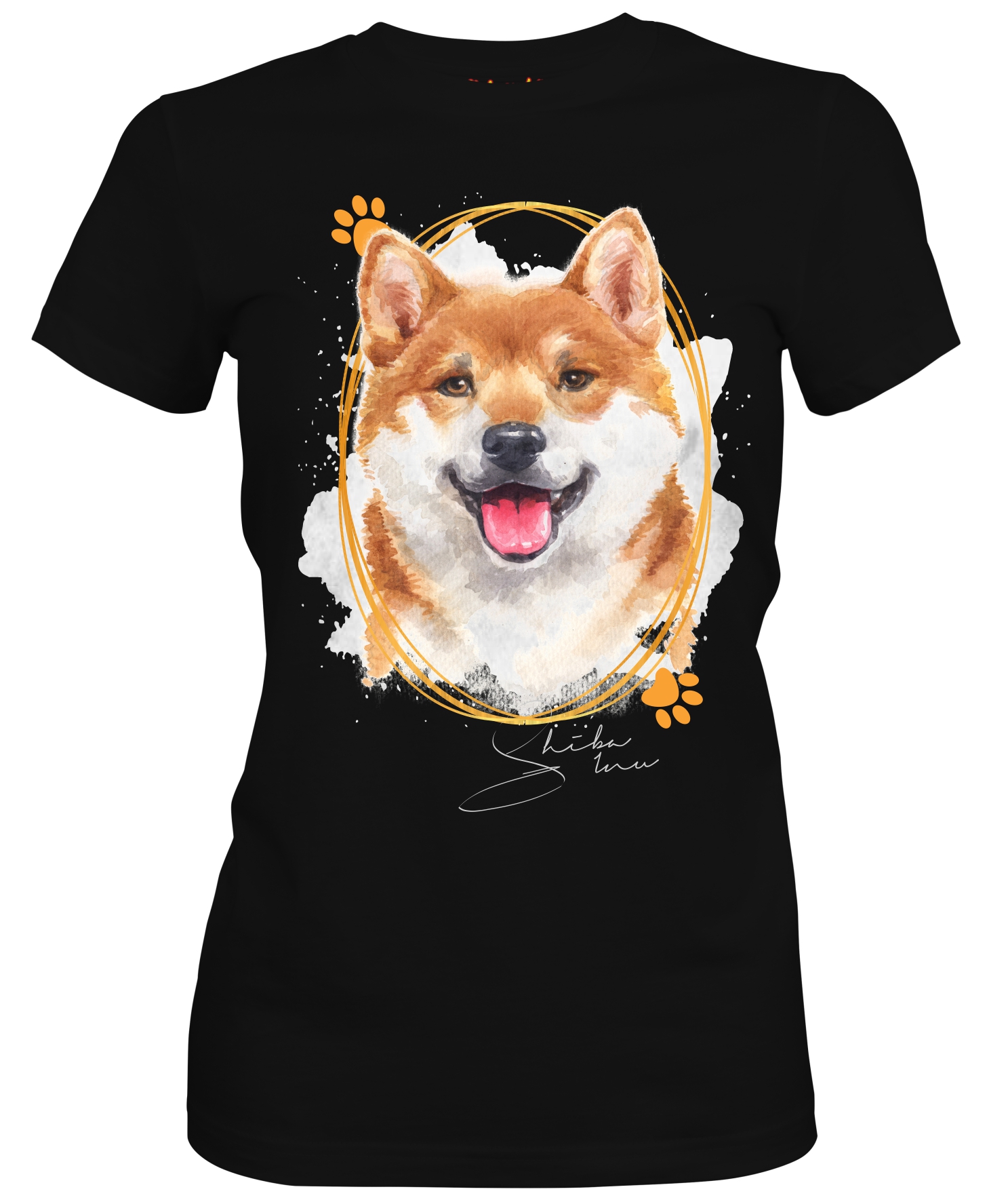 Damen Shirt SHIBA INU Signature Dogs Motiv by SIVIWONDER