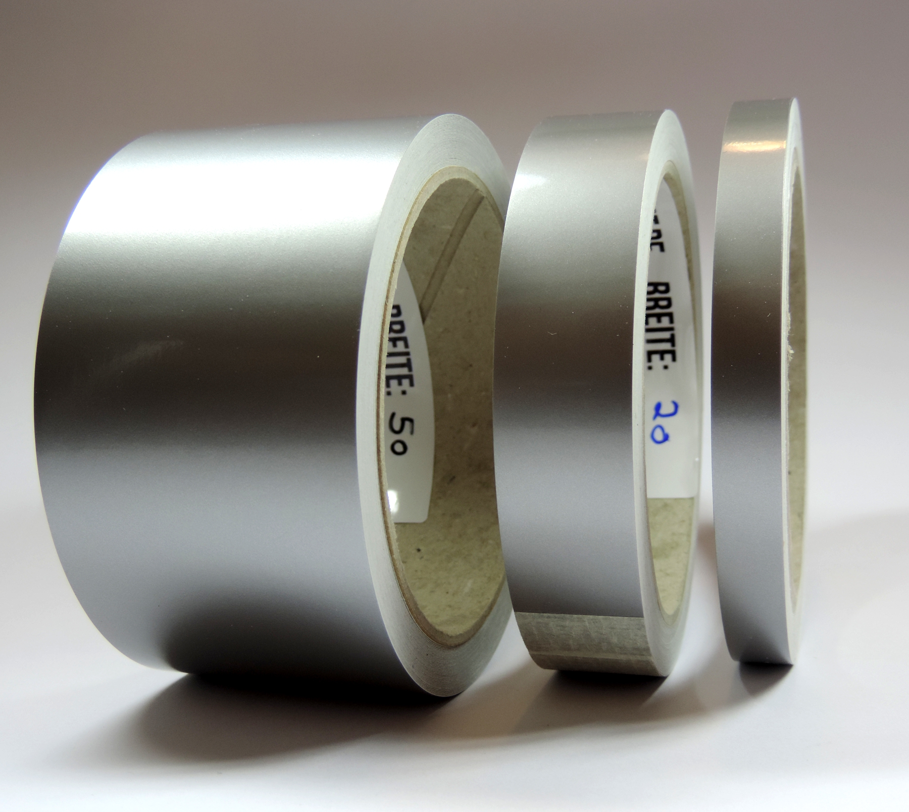 Zierstreifen silber grau RAL9006 metallic in in 10 m Länge für Auto Boot Klebeband Dekorstreifen Tuningstreifen Autofolie Siviwonder