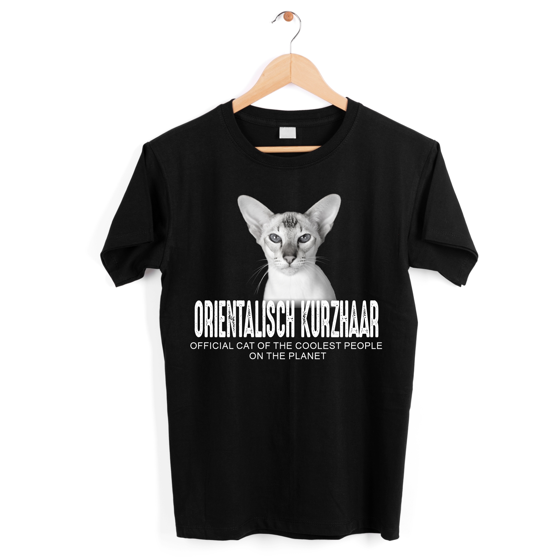 Orientalische Kurzhaar OKH Katze Official Cool  Katze Cat Unisex Shirt Katzenmotiv T-Shir