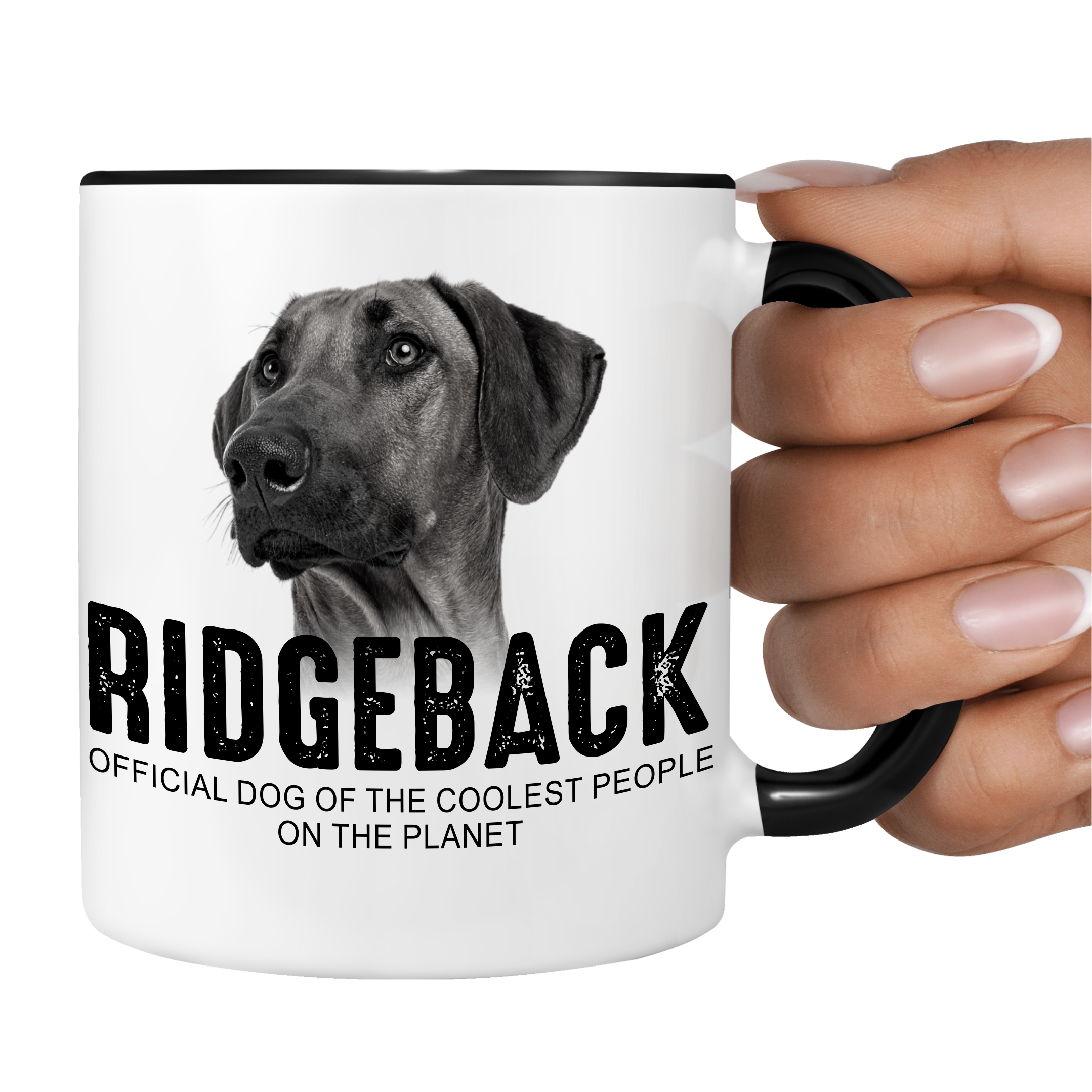 Rhodesian Ridgeback RR Löwenhund Liondog African Lion Boy Girl Dog Tasse Kaffeetasse Kaffeebecher happy Design by Siviwonder