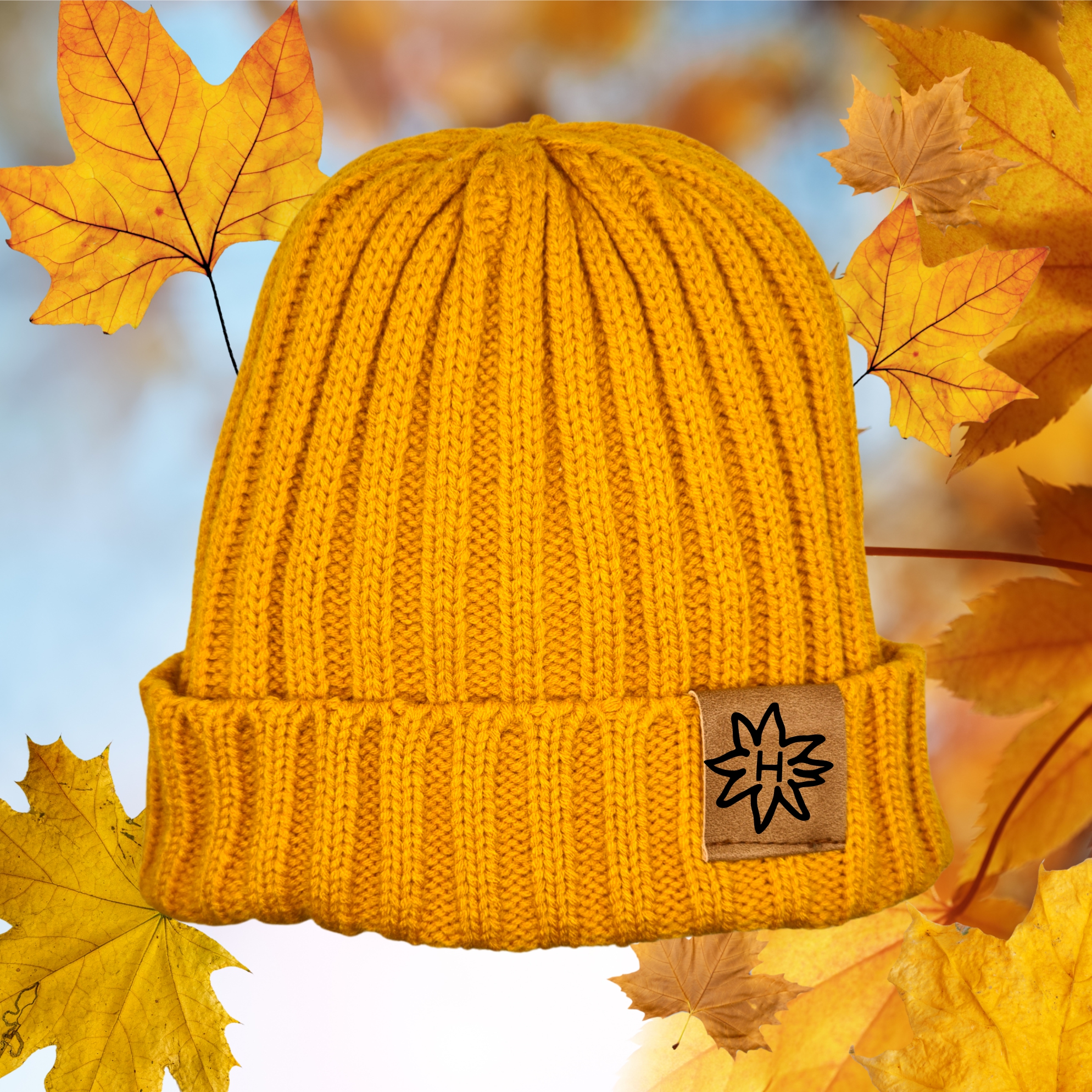 Strickmütze Bayern Haflinger  Brandzeichen Pferd reiten Beanie Mütze Urban Witzig Spruch Warm Winter Herbst Farben