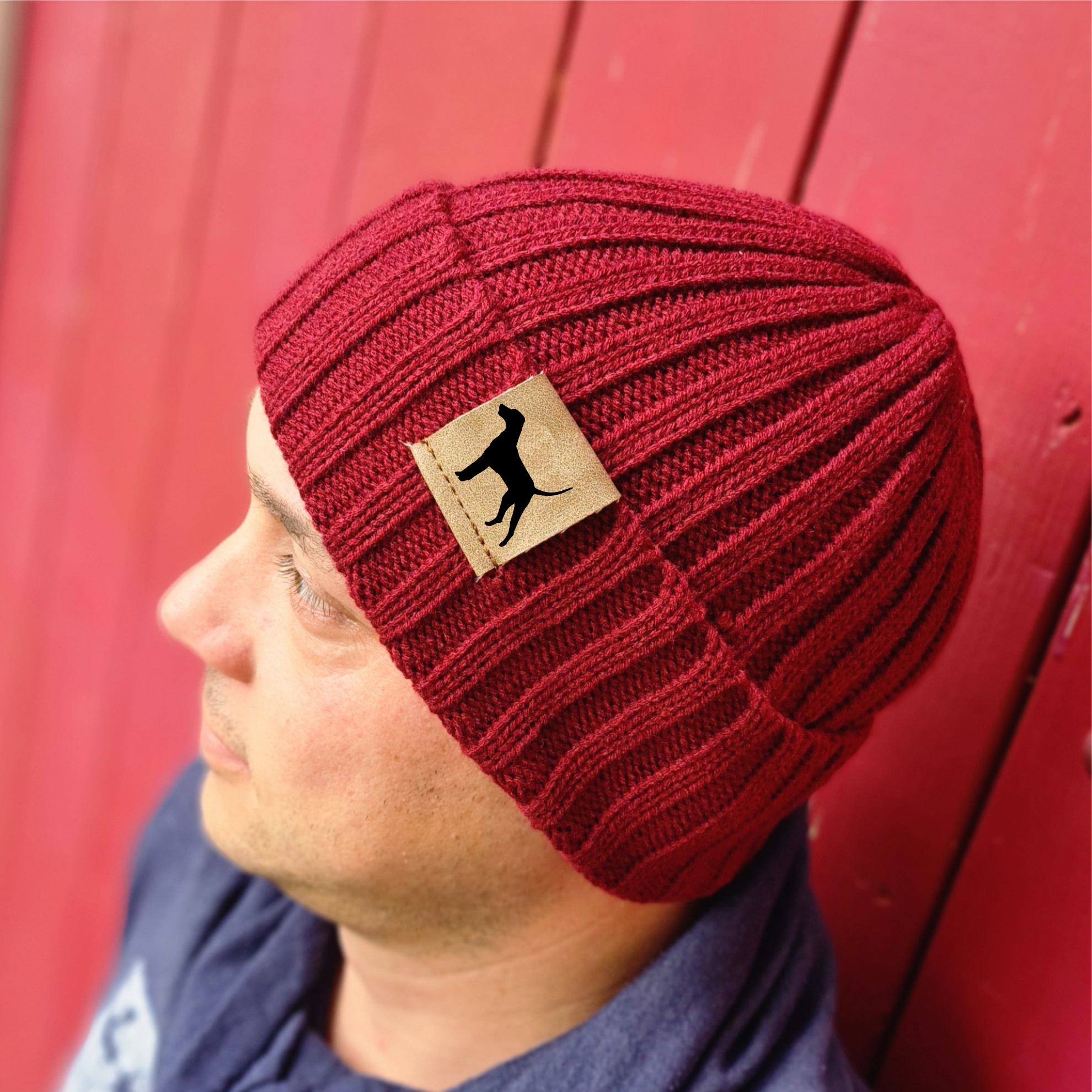 Strickmütze "Deutscher Pinscher"  Beanie Mütze Urban Witzig Spruch Warm Winter Herbst Farben