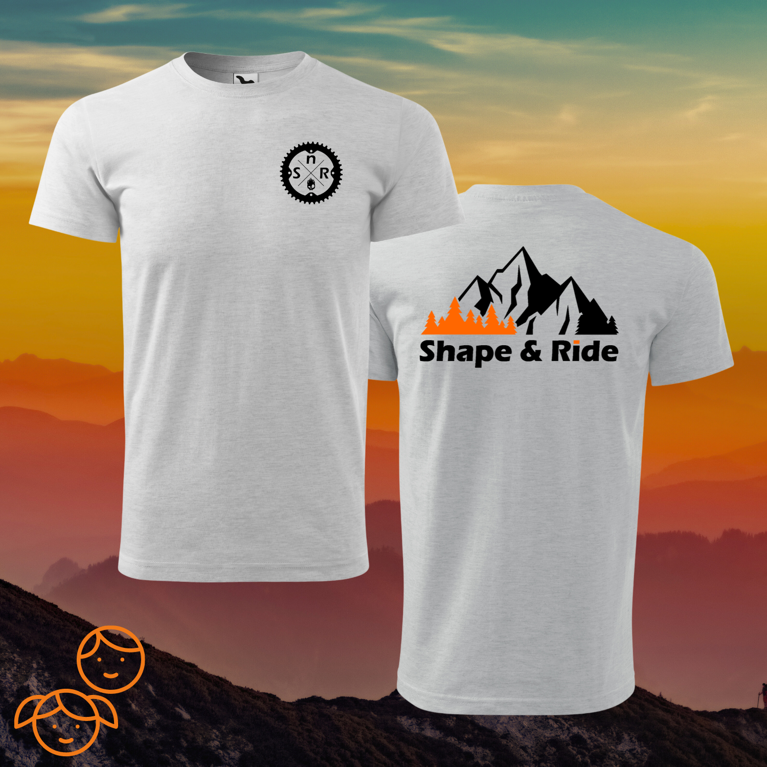 Shape and Ride T- Shirt Kids Kindershirt