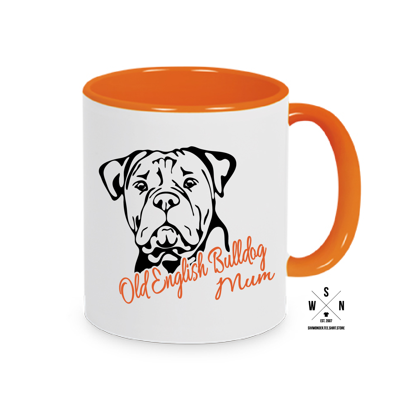 Tasse Kaffebecher OLD ENGLISH BULLDOG MUM / DAD
